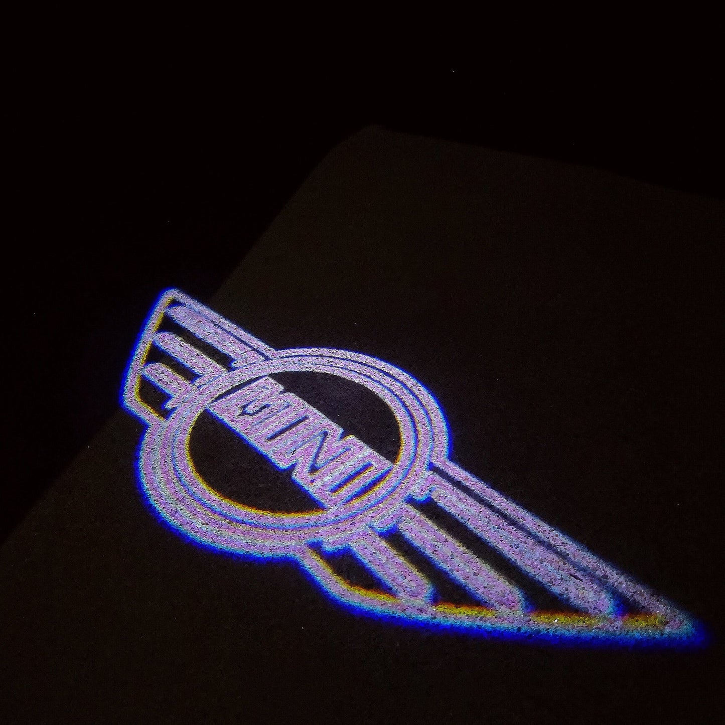 MINI ORIGINAL LOGO PROJECROTR LIGHTS Nr.19 (quantity 1 = 2 Logo Film / 2 door lights)