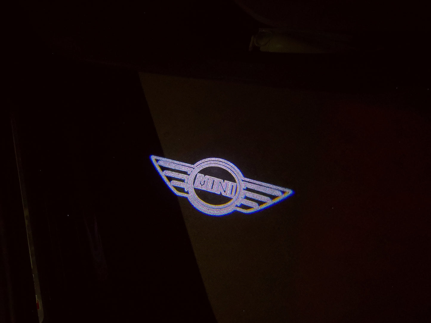 MINI ORIGINAL LOGO PROJECROTR LIGHTS Nr.19 (quantity 1 = 2 Logo Film / 2 door lights)