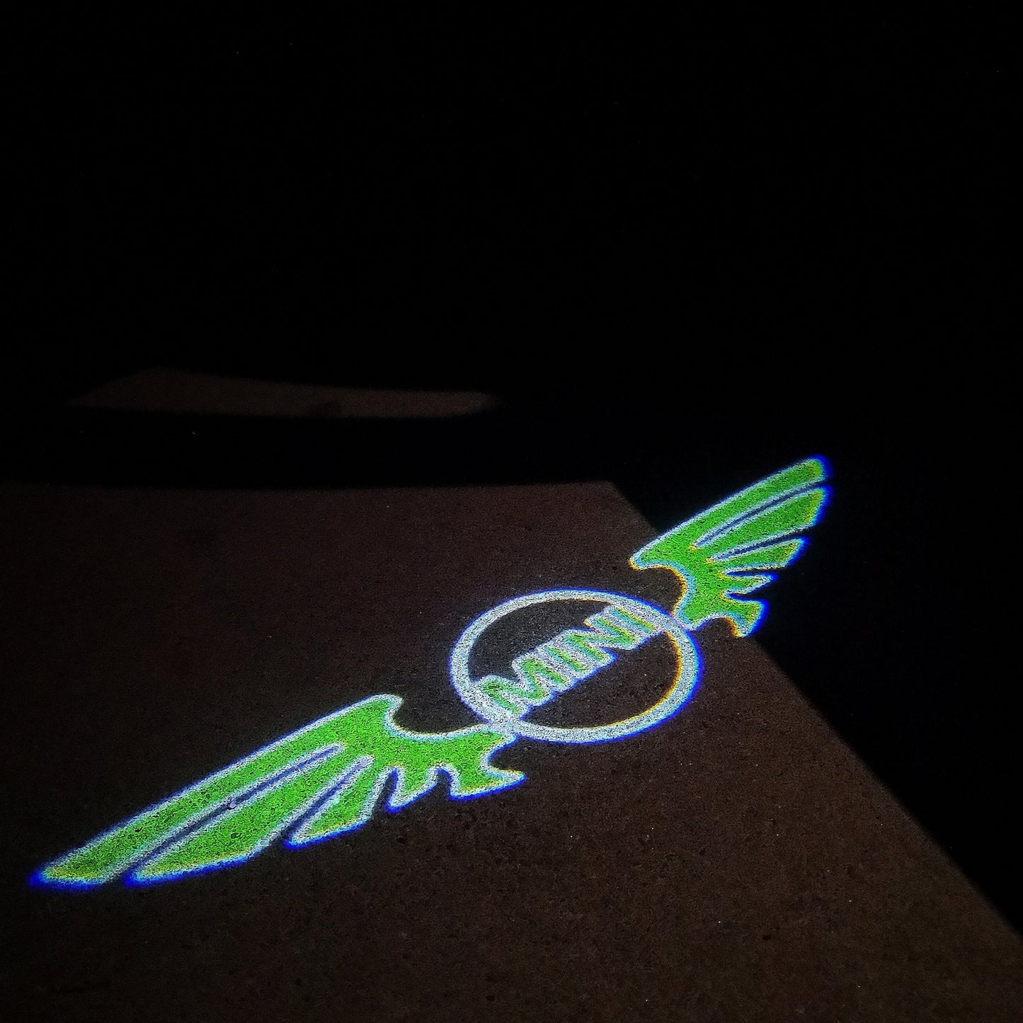 MINI ORIGINAL LOGO PROJECROTR LIGHTS Nr.48 (quantity 1 = 2 Logo Film / 2 door lights)