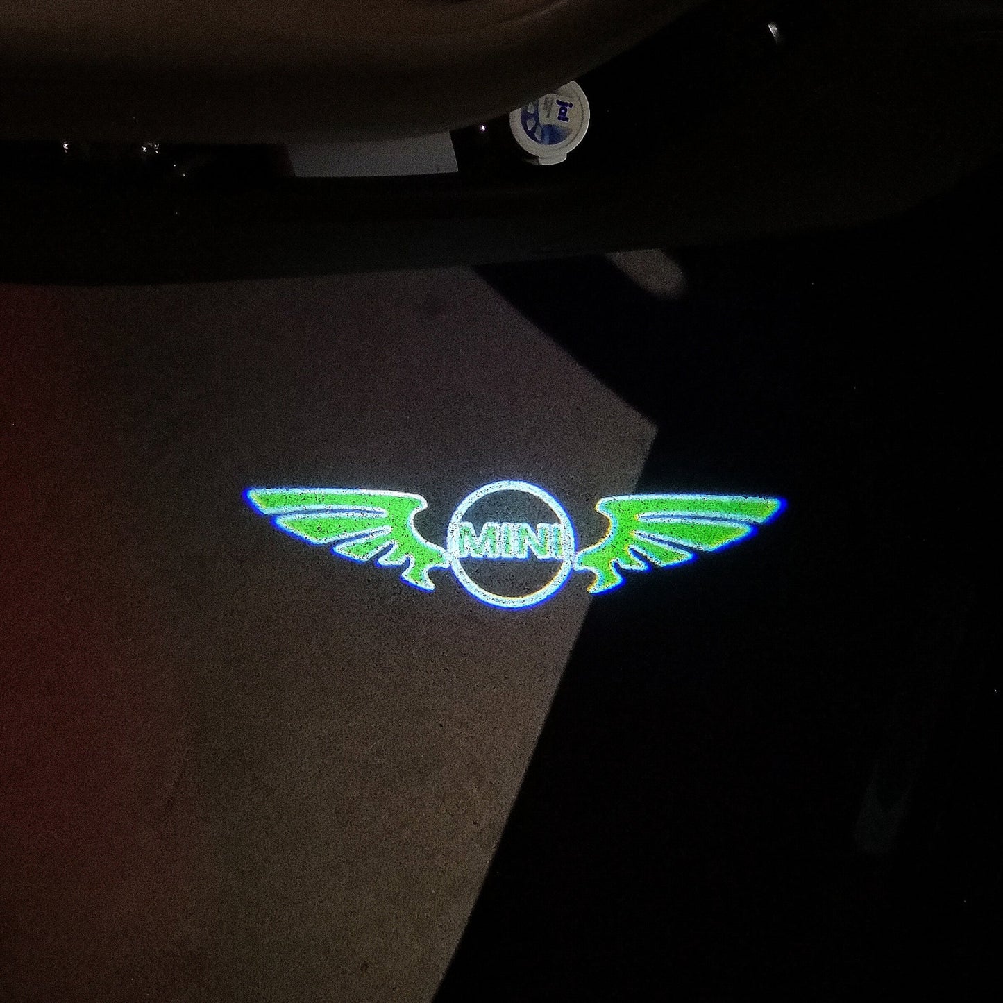 MINI ORIGINAL LOGO PROJECROTR LIGHTS Nr.48 (quantity 1 = 2 Logo Film / 2 door lights)