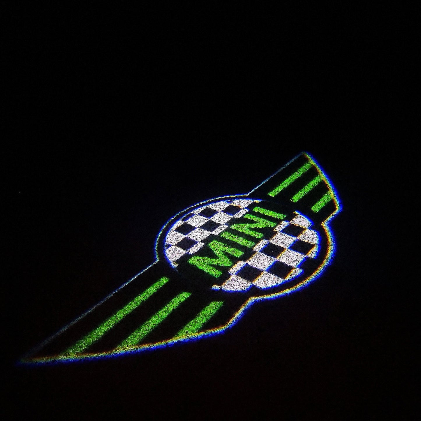MINI ORIGINAL LOGO PROJECROTR LIGHTS Nr.08 (quantity 1 = 2 Logo Film / 2 door lights)