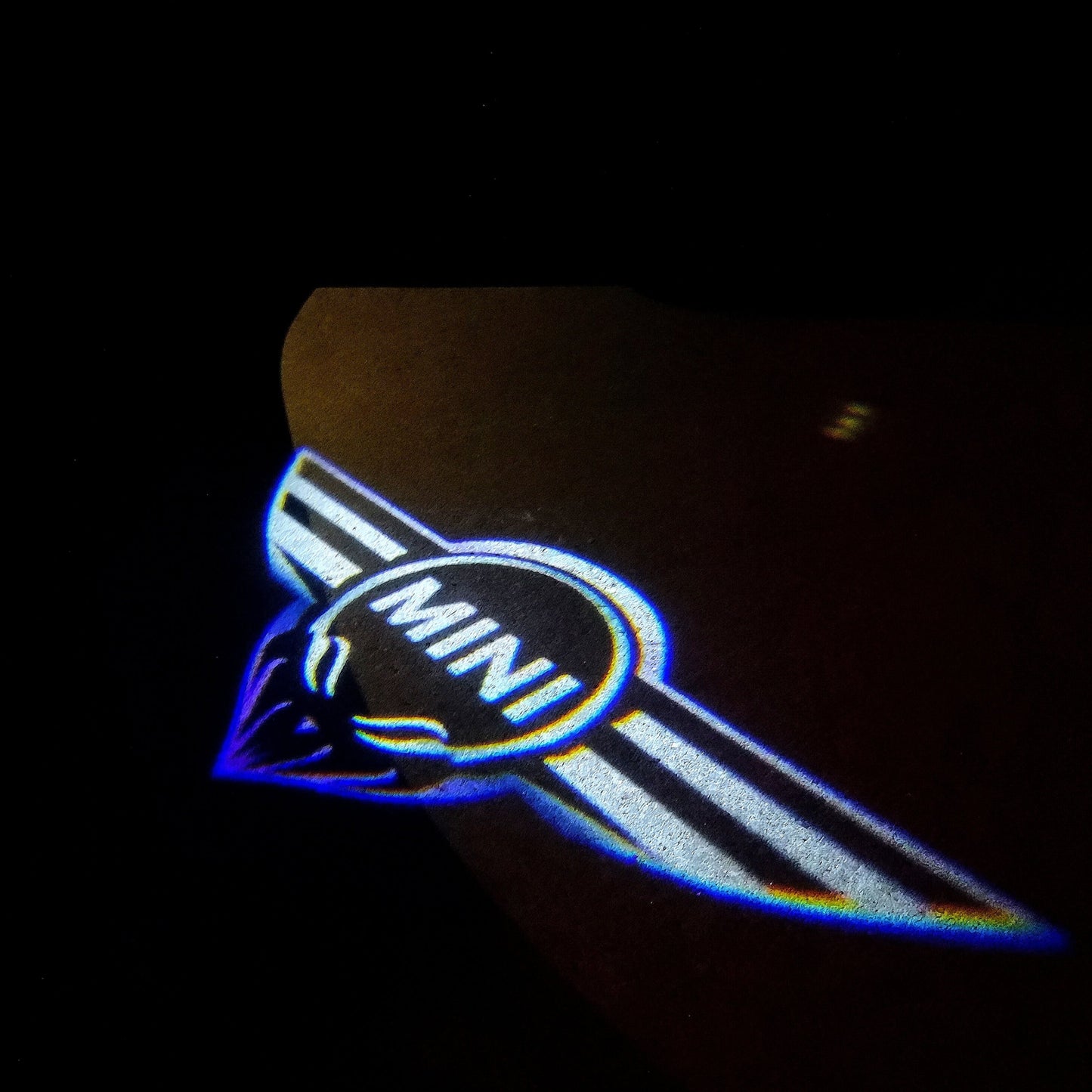 MINI ORIGINAL LOGO PROJECROTR LIGHTS Nr.15 (quantity 1 = 2 Logo Film / 2 door lights)