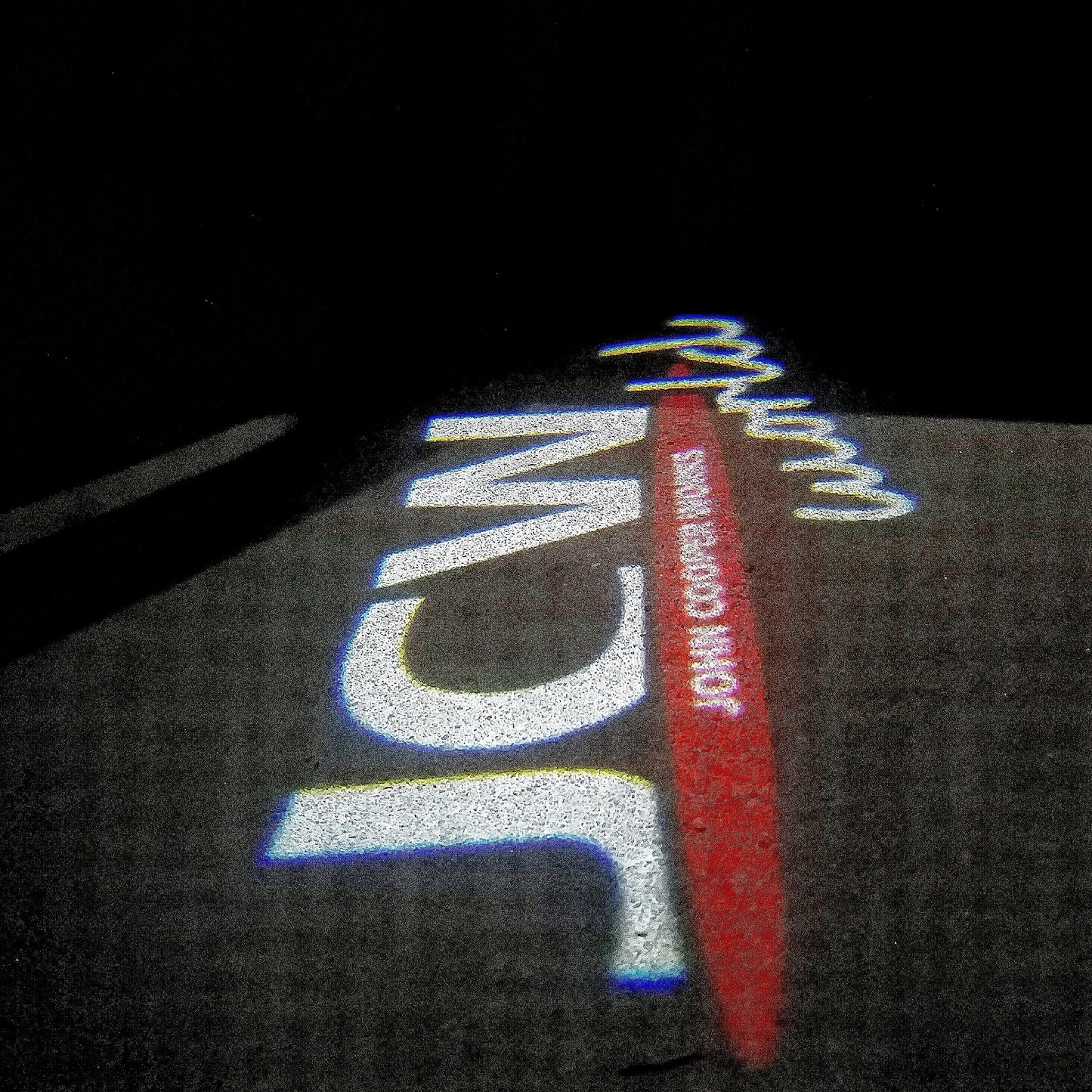 MINI JCW LOGO PROJECROTR LIGHTS Nr.56 (quantity 1 = 2 Logo Film / 2 door lights)