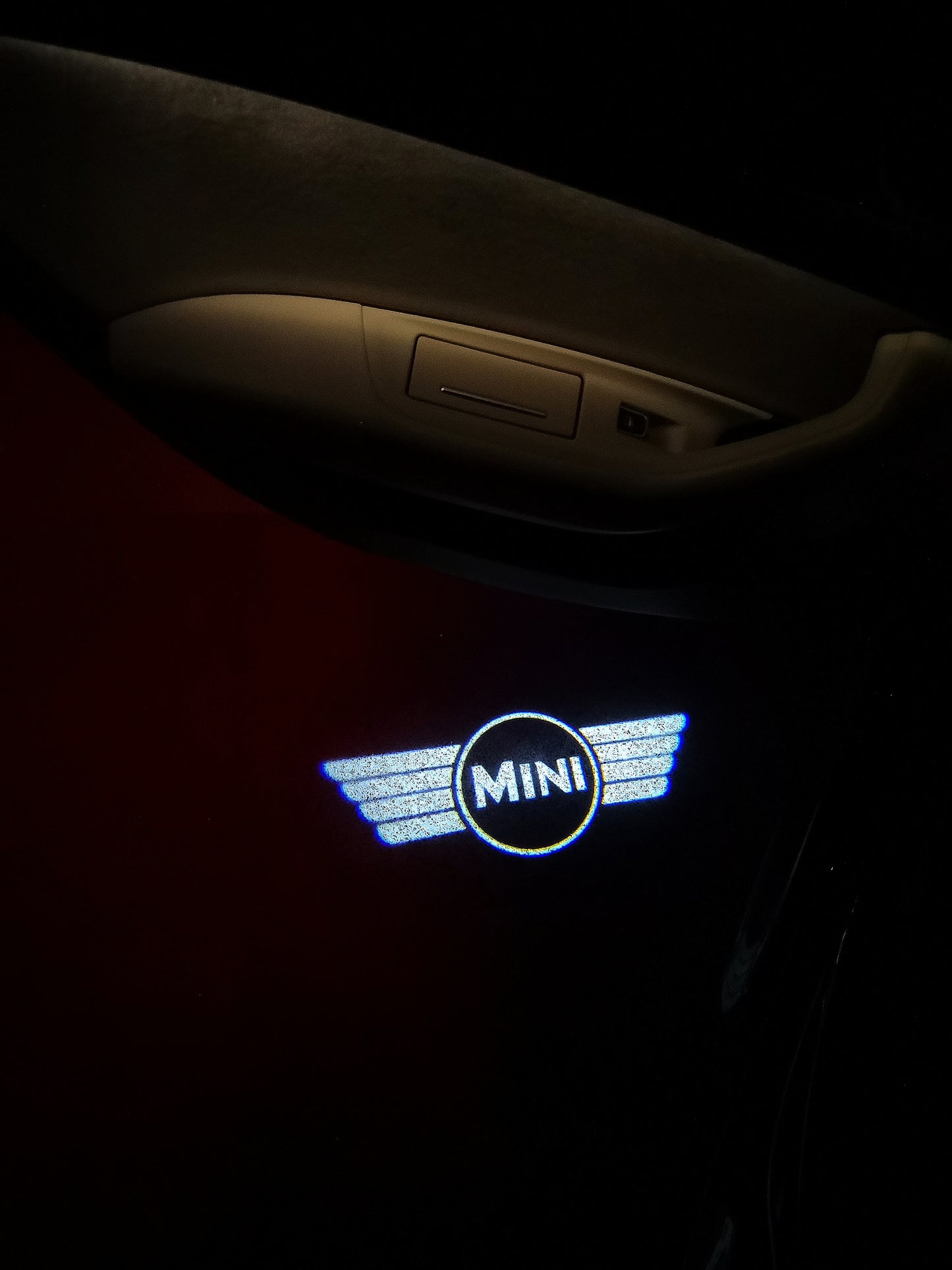 MINI ORIGINAL LOGO PROJECROTR LIGHTS Nr.31 (quantity 1 = 2 Logo Film / 2 door lights)