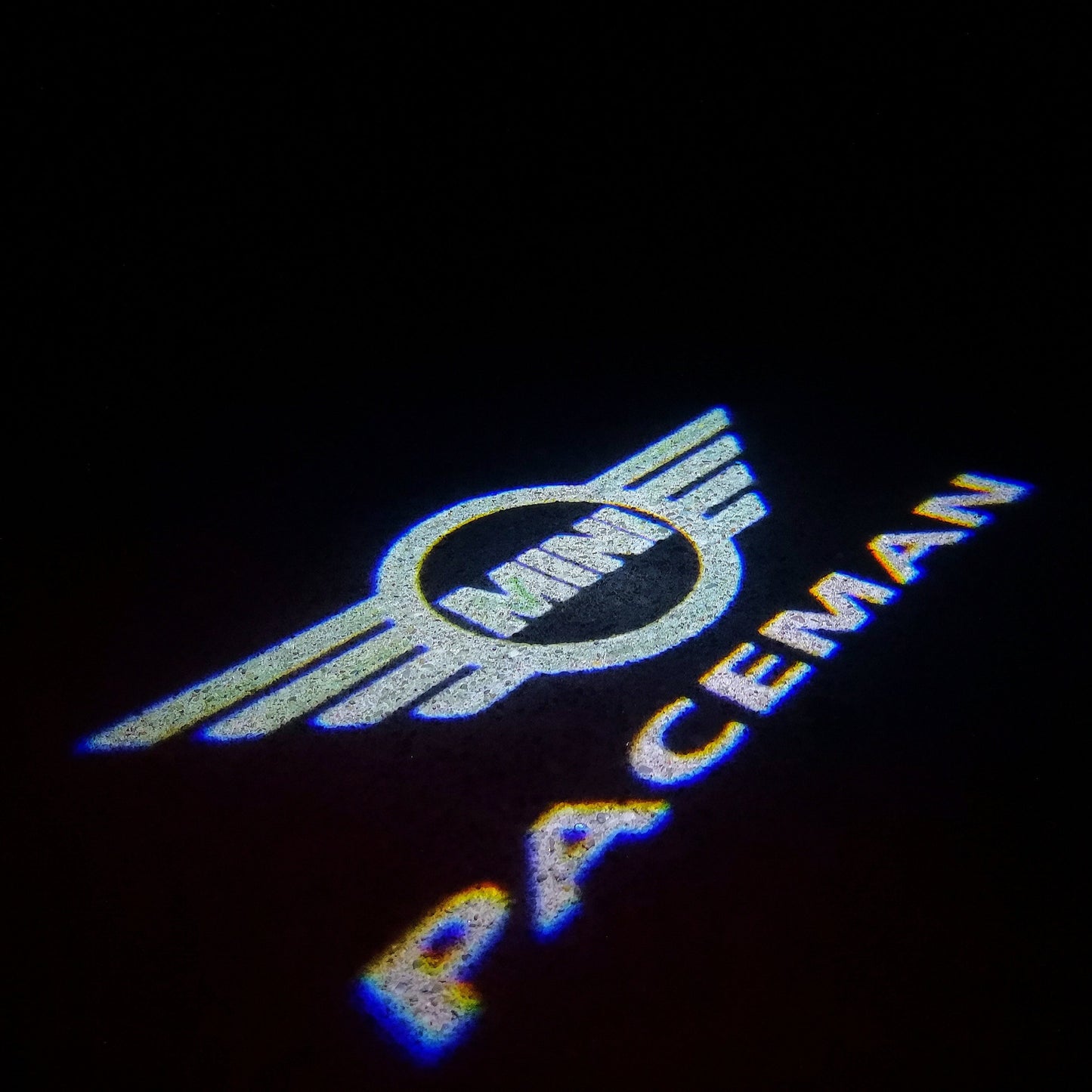 MINI PACEMAN LOGO PROJECROTR LIGHTS Nr.132 (quantity 1 = 2 Logo Film / 2 door lights)