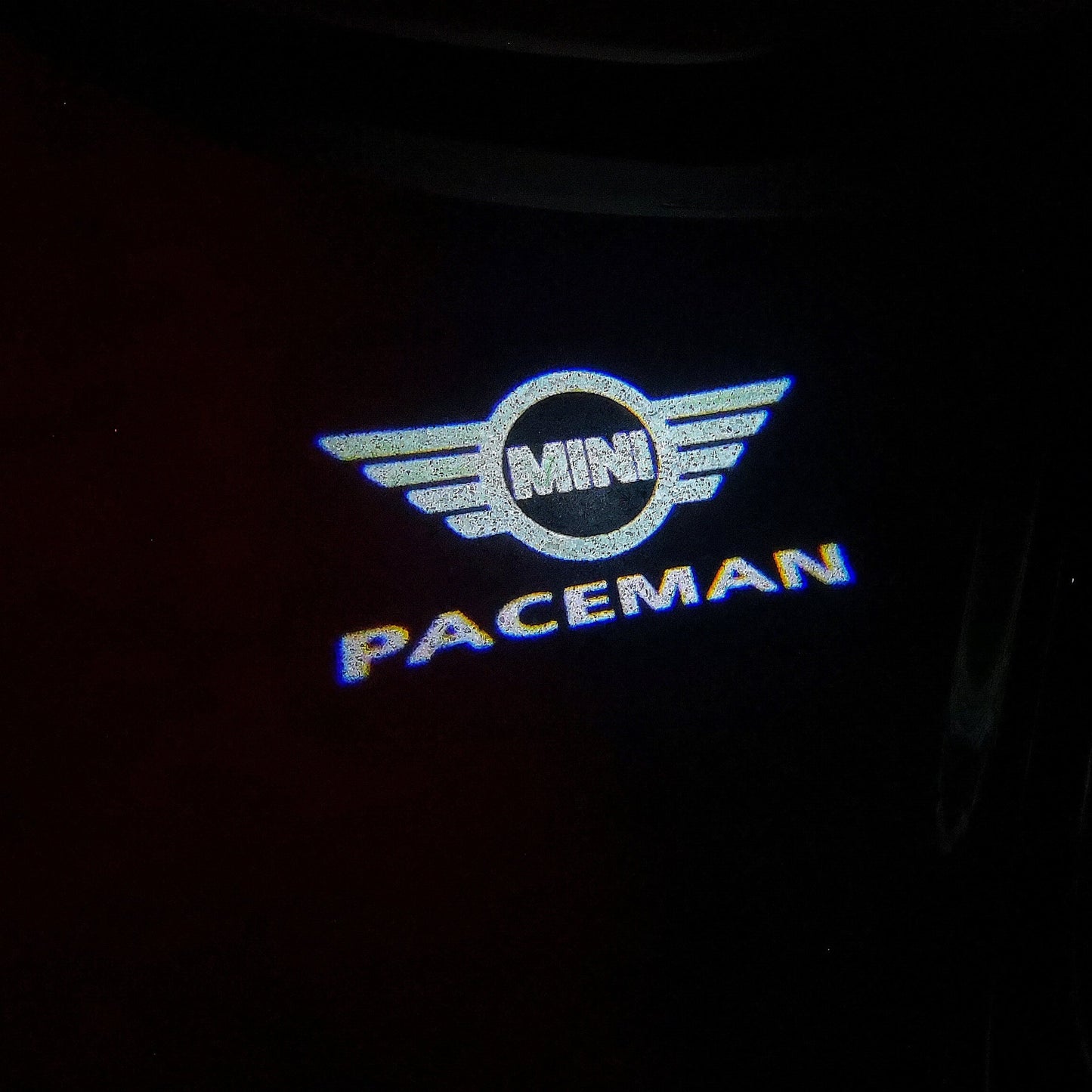MINI PACEMAN LOGO PROJECROTR LIGHTS Nr.132 (quantity 1 = 2 Logo Film / 2 door lights)