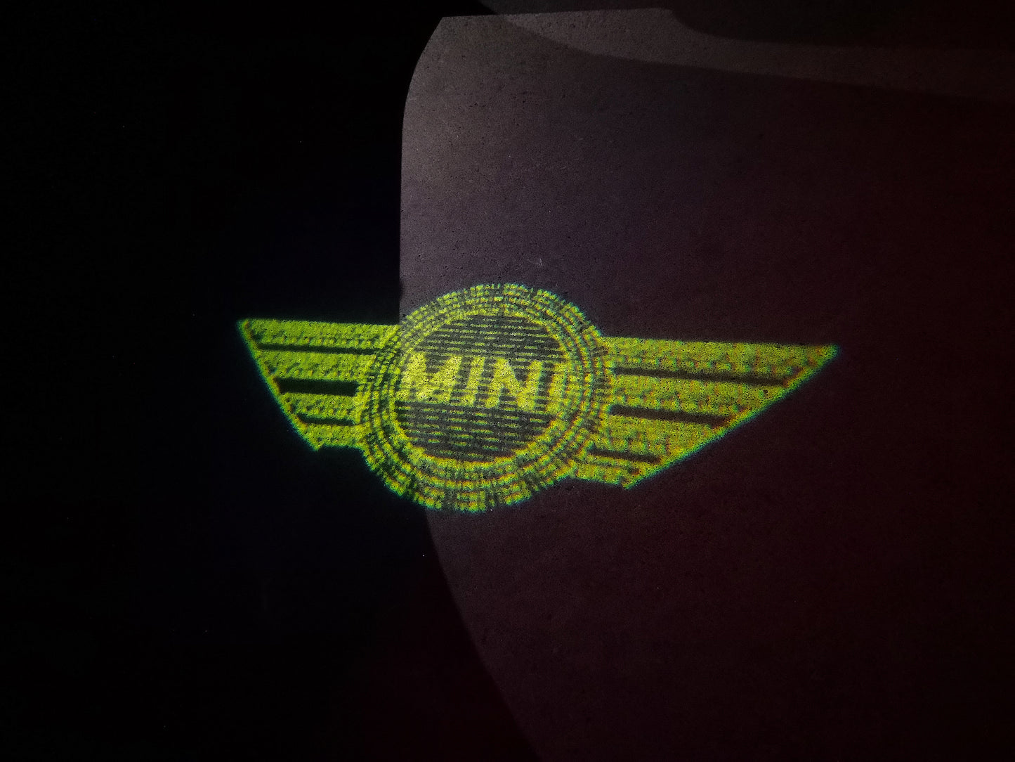 MINI ORIGINAL LOGO PROJECROTR LIGHTS Nr.60 (quantity 1 = 2 Logo Film / 2 door lights)