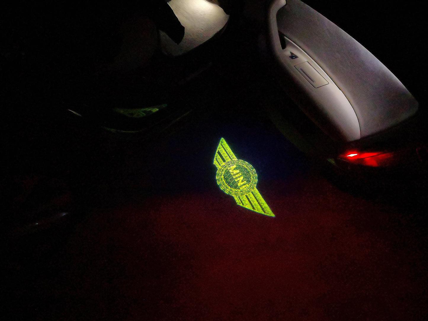 MINI ORIGINAL LOGO PROJECROTR LIGHTS Nr.60 (quantity 1 = 2 Logo Film / 2 door lights)