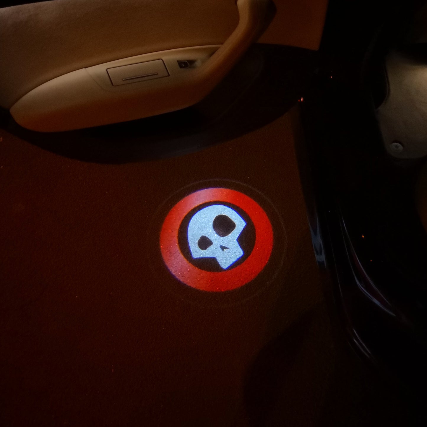 MINI ORIGINAL LOGO PROJECROTR LIGHTS Nr.12 (quantity 1 = 2 Logo Film / 2 door lights)