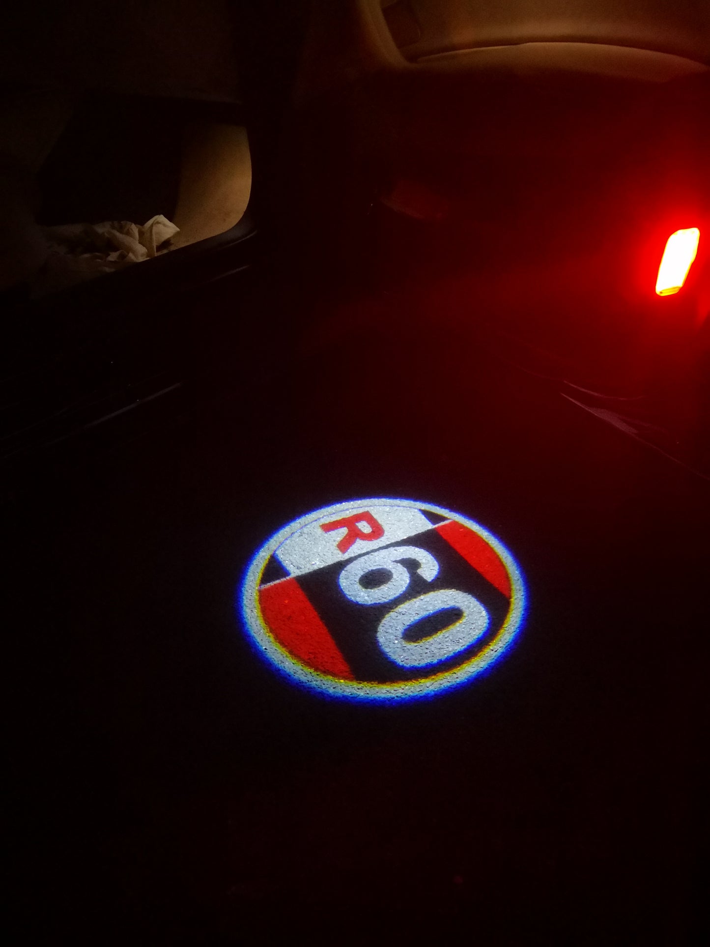 MINI R 60 LOGO PROJECROTR LIGHTS Nr.73 (quantity 1 = 2 Logo Film / 2 door lights)