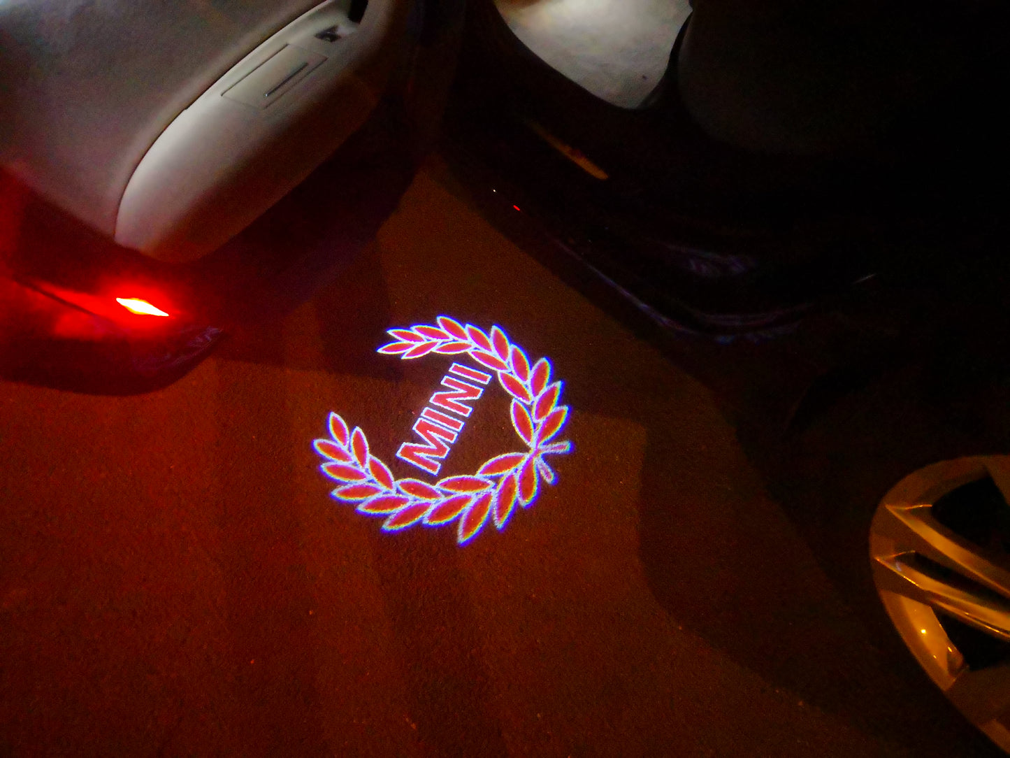 MINI ORIGINAL LOGO PROJECROTR LIGHTS Nr.93 (quantity 1 = 2 Logo Film / 2 door lights)