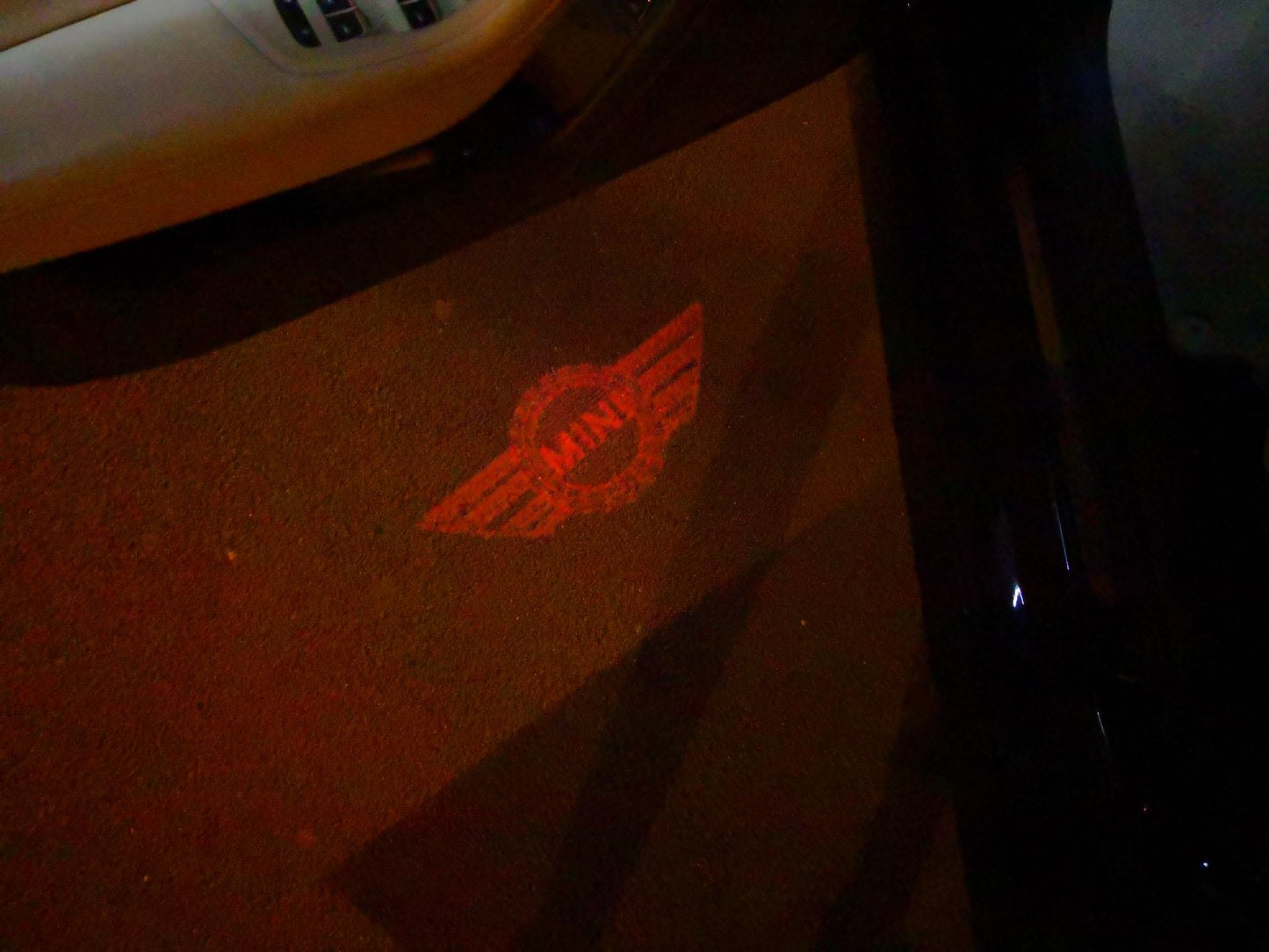 MINI ORIGINAL LOGO PROJECROTR LIGHTS Nr.59 (quantity 1 = 2 Logo Film / 2 door lights)
