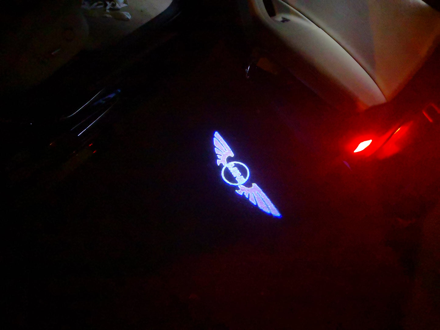 MINI ORIGINAL LOGO PROJECROTR LIGHTS Nr.47 (quantity 1 = 2 Logo Film / 2 door lights)