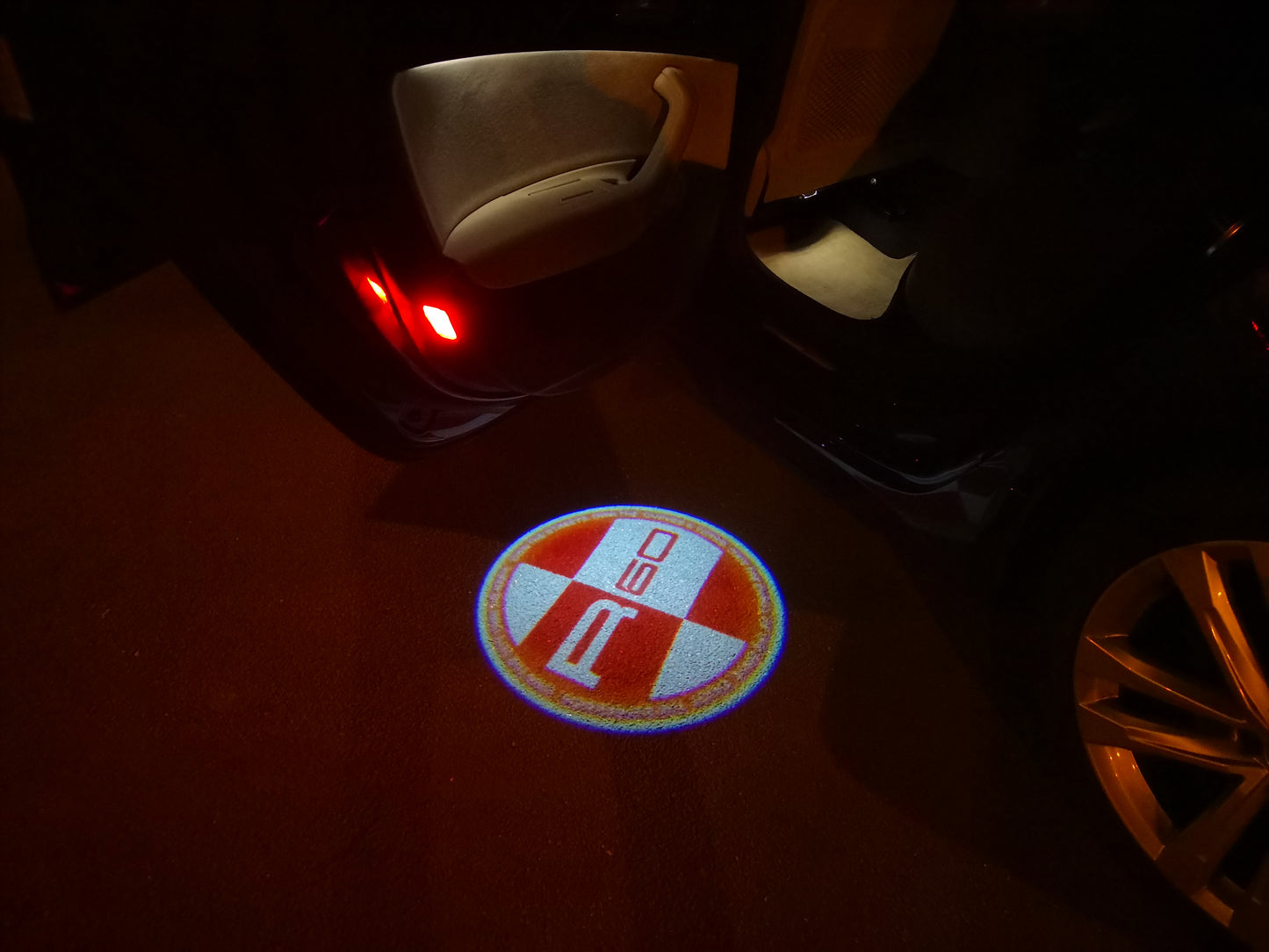 MINI R 60 LOGO PROJECROTR LIGHTS Nr.155 (quantity 1 = 2 Logo Film / 2 door lights)