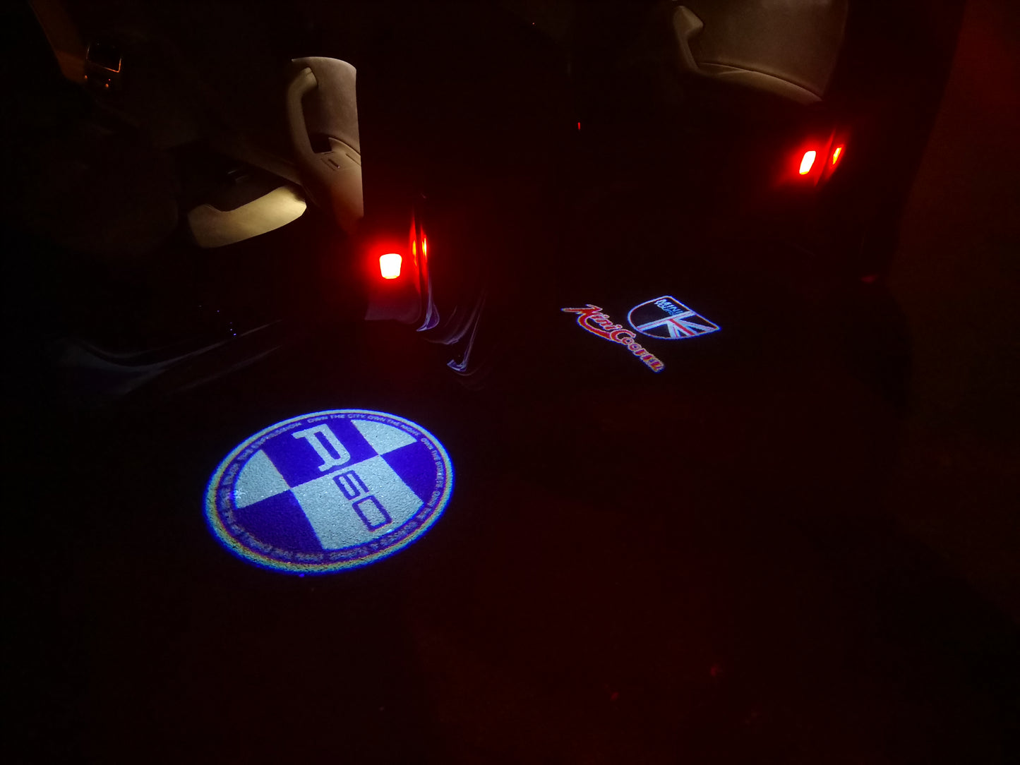 MINI R 60 LOGO PROJECROTR LIGHTS Nr.151 (quantity 1 = 2 Logo Film / 2 door lights)
