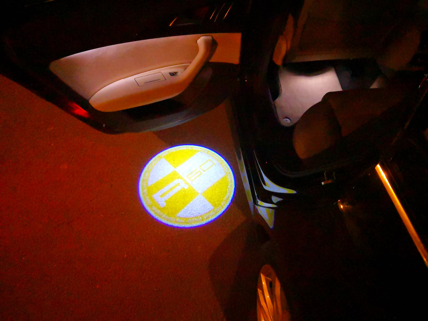 MINI R 60 LOGO PROJECROTR LIGHTS Nr.153 (quantity 1 = 2 Logo Film / 2 door lights)