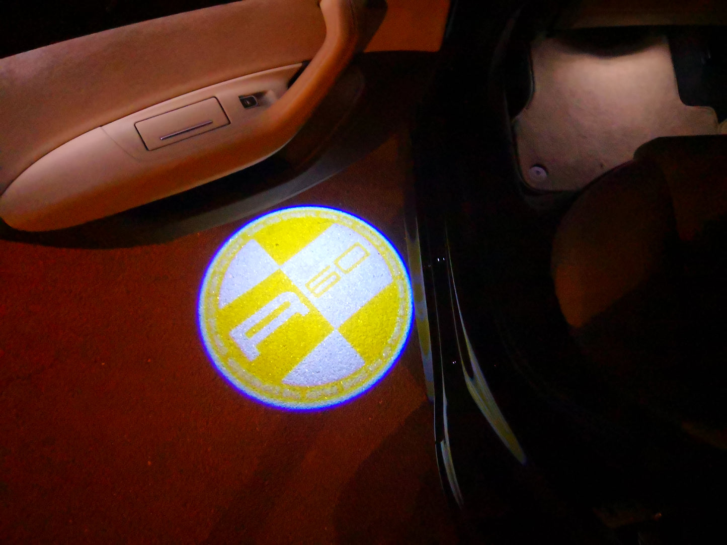 MINI R 60 LOGO PROJECROTR LIGHTS Nr.153 (quantity 1 = 2 Logo Film / 2 door lights)