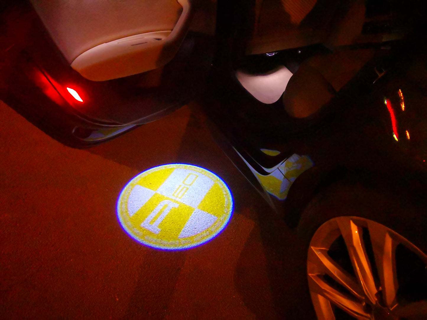 MINI R 60 LOGO PROJECROTR LIGHTS Nr.153 (quantity 1 = 2 Logo Film / 2 door lights)