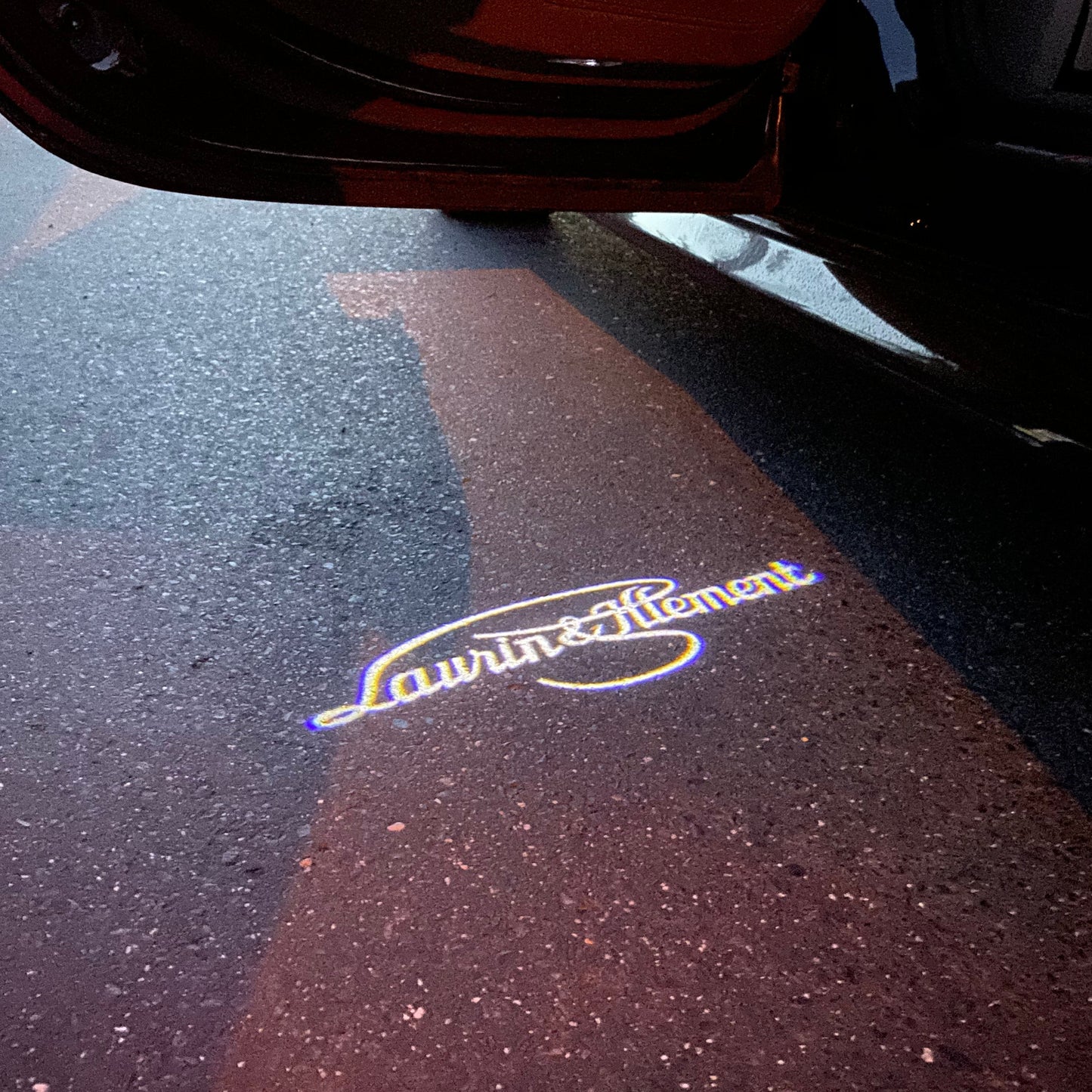 SKODA Laurin&klement LOGO PROJECTOT LIGHTS Nr.46 (quantity 1 = 2 Logo Film / 2 door lights)