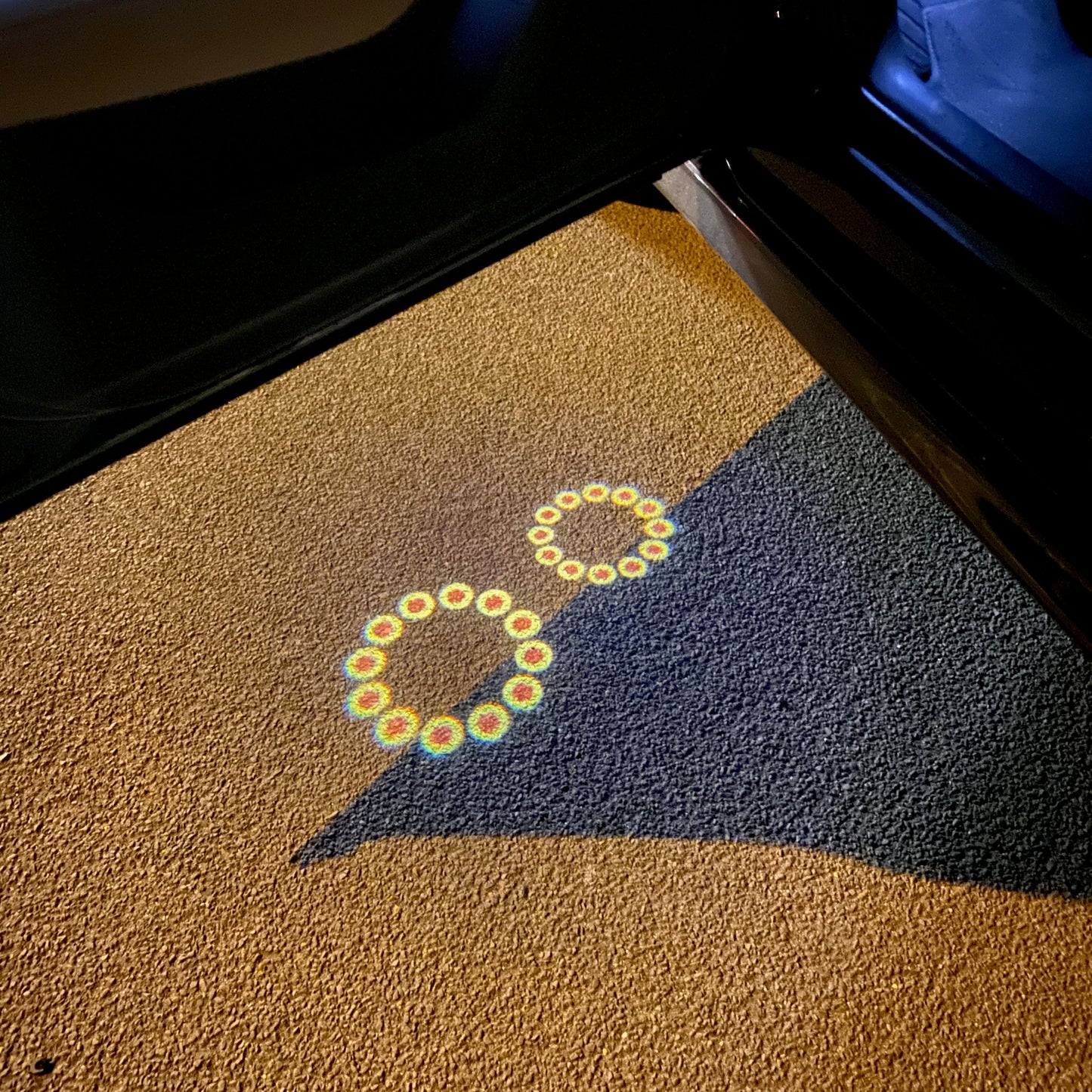 GTR-R35 LOGO PROJECTOT LIGHTS Nr.08 (quantity 1 = 2 Logo Films /2 door lights)