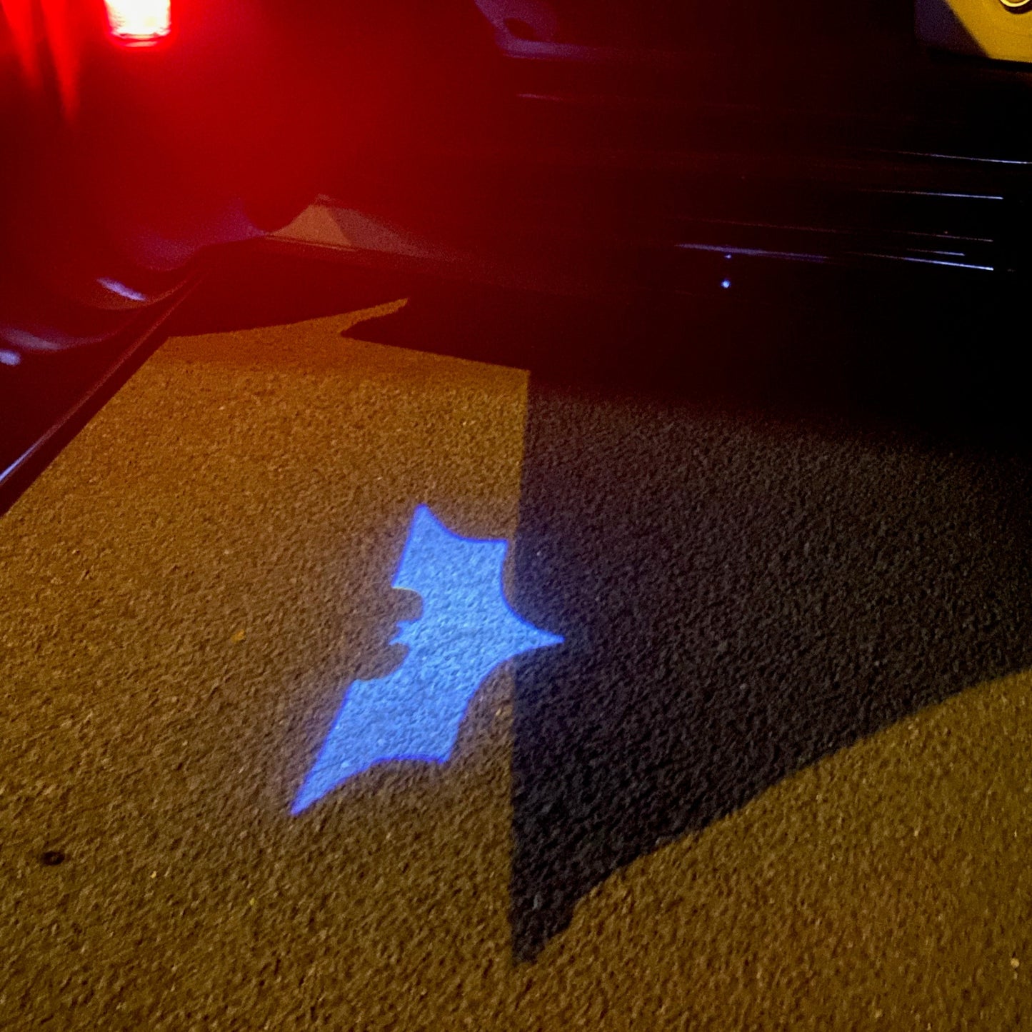 Batman Logo door lights Nr.207 (quantity 1 = 2 Logo Films /2 door lights)DC Heroes Logo