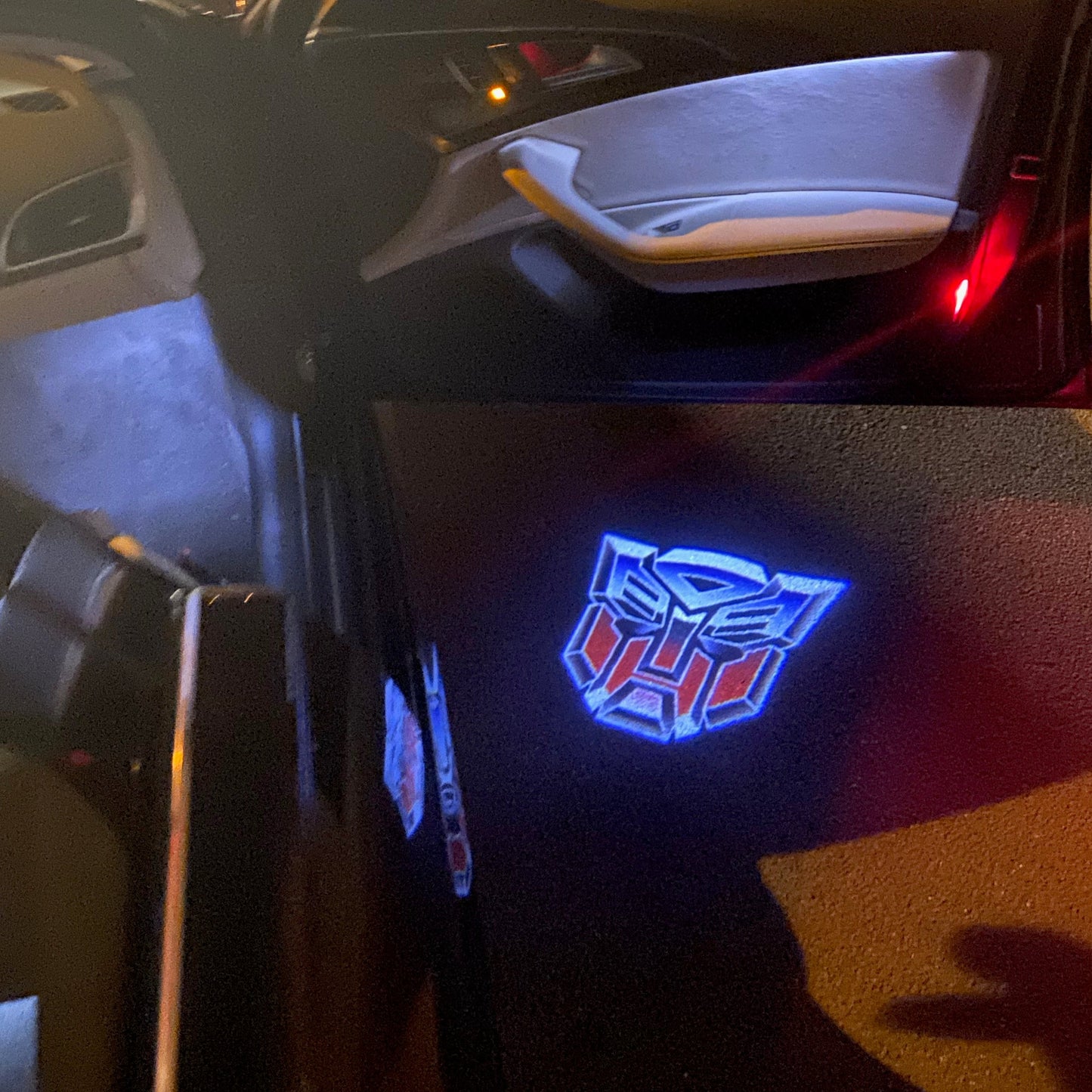 Transformers Logo door lights Nr. 251 (quantity 1 = 2 Logo Films /2 door lights)Movie Series Logo