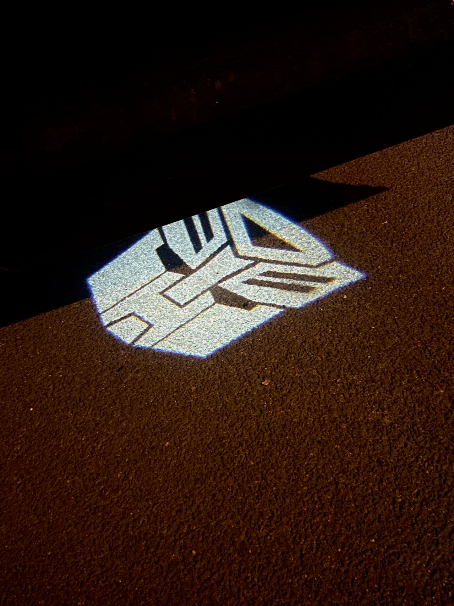 Transformers Logo door lights Nr.254 (quantity 1 = 2 Logo Films /2 door lights)Movie Series Logo