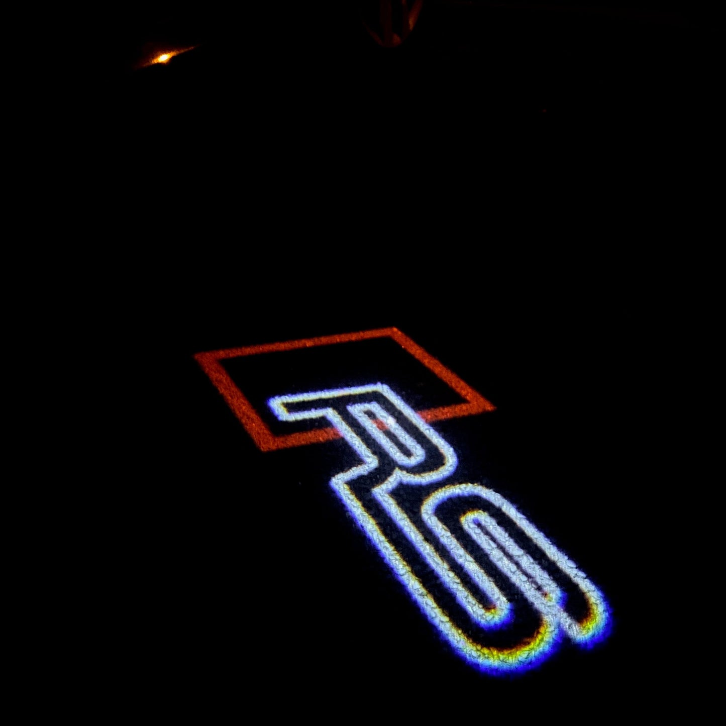 AUDI RS LOGO PROJECTOT LIGHTS Nr.126 (quantity 1 = 2 Logo Films /2 door lights)