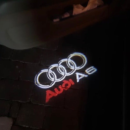 AUDI A6 LOGO PROJECTOT LIGHTS Nr.44 (quantity 1 = 2 Logo Films /2 door lights)