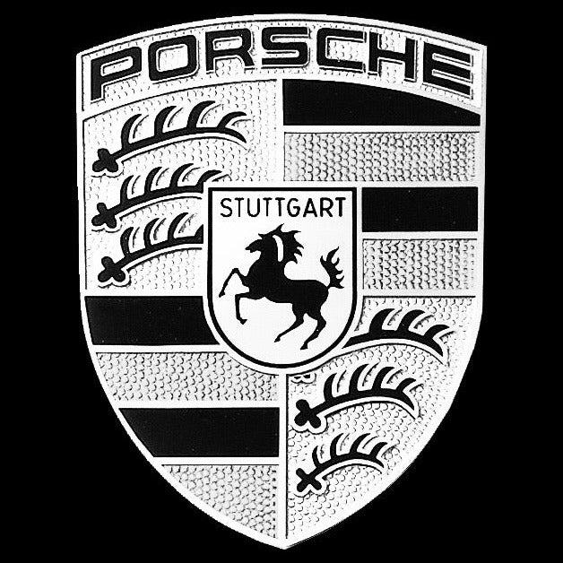 PORSCHE Original LOGO PROJECTOT LIGHTS Nr.06 (quantity 1 = 2 Logo Film / 2 door lights)
