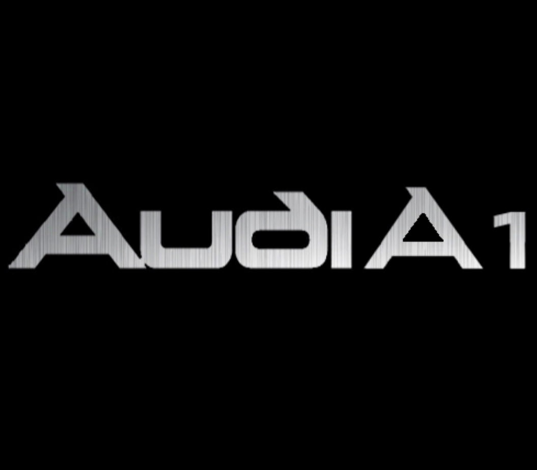 AUDI A1 LOGO PROJECTOT LIGHTS Nr.148 (quantity 1 = 2 Logo Films /2 door lights)