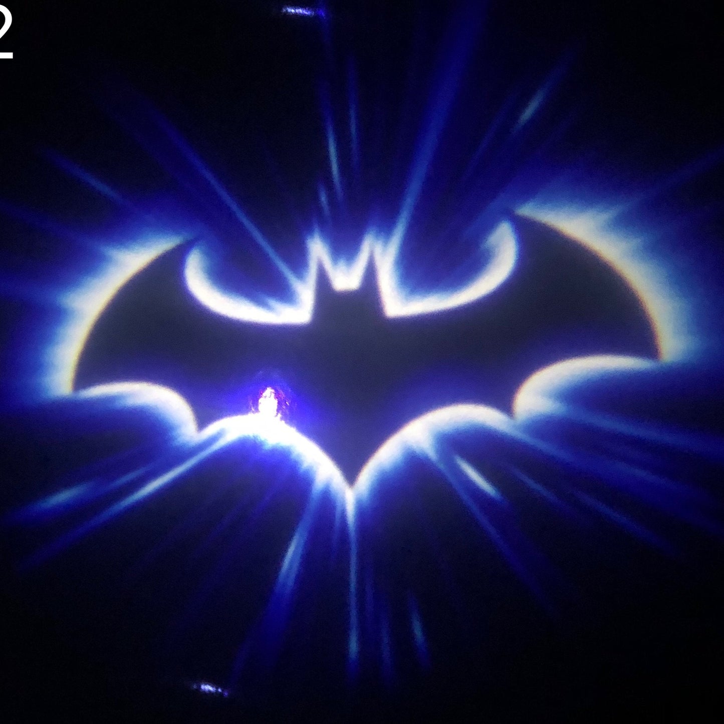 Batman Logo door lights Nr.211 (quantity 1 = 2 Logo Films /2 door lights) DC Heroes Logo