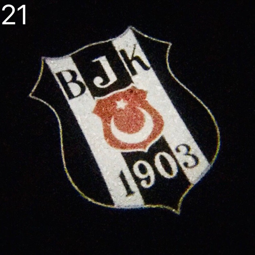 Football CLUB BJK 1903 Logo door lights Nr.225 (quantity 1 = 2 Logo Films )