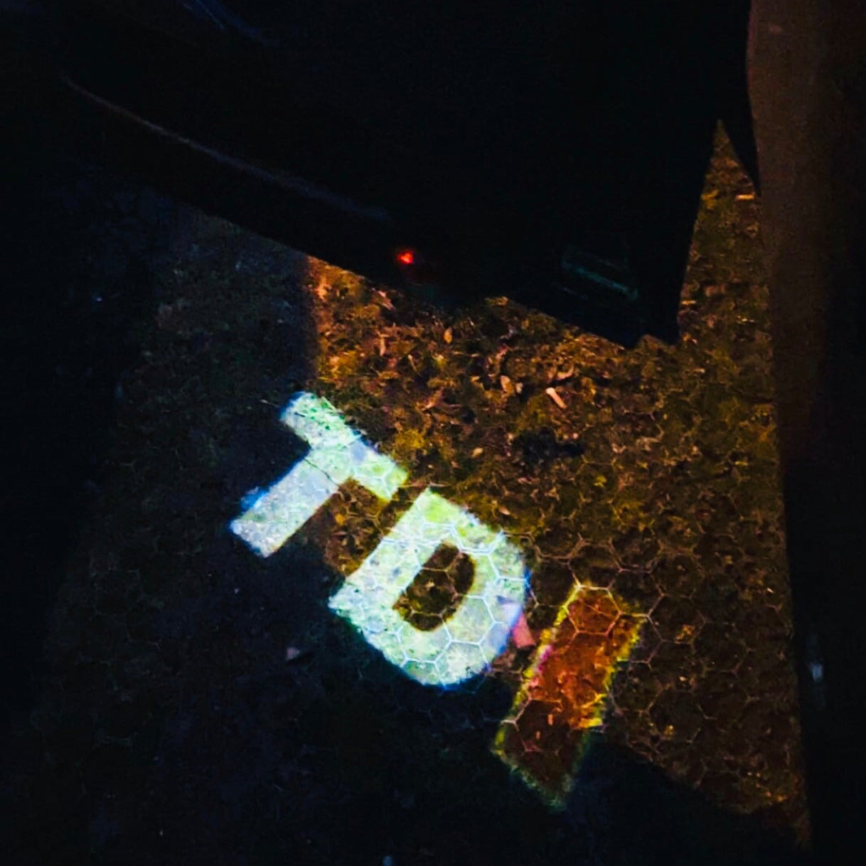 Volkswagen Door lights TDI Logo Nr. 56 (quantity 1 = 2 Logo Films /2 door lights)
