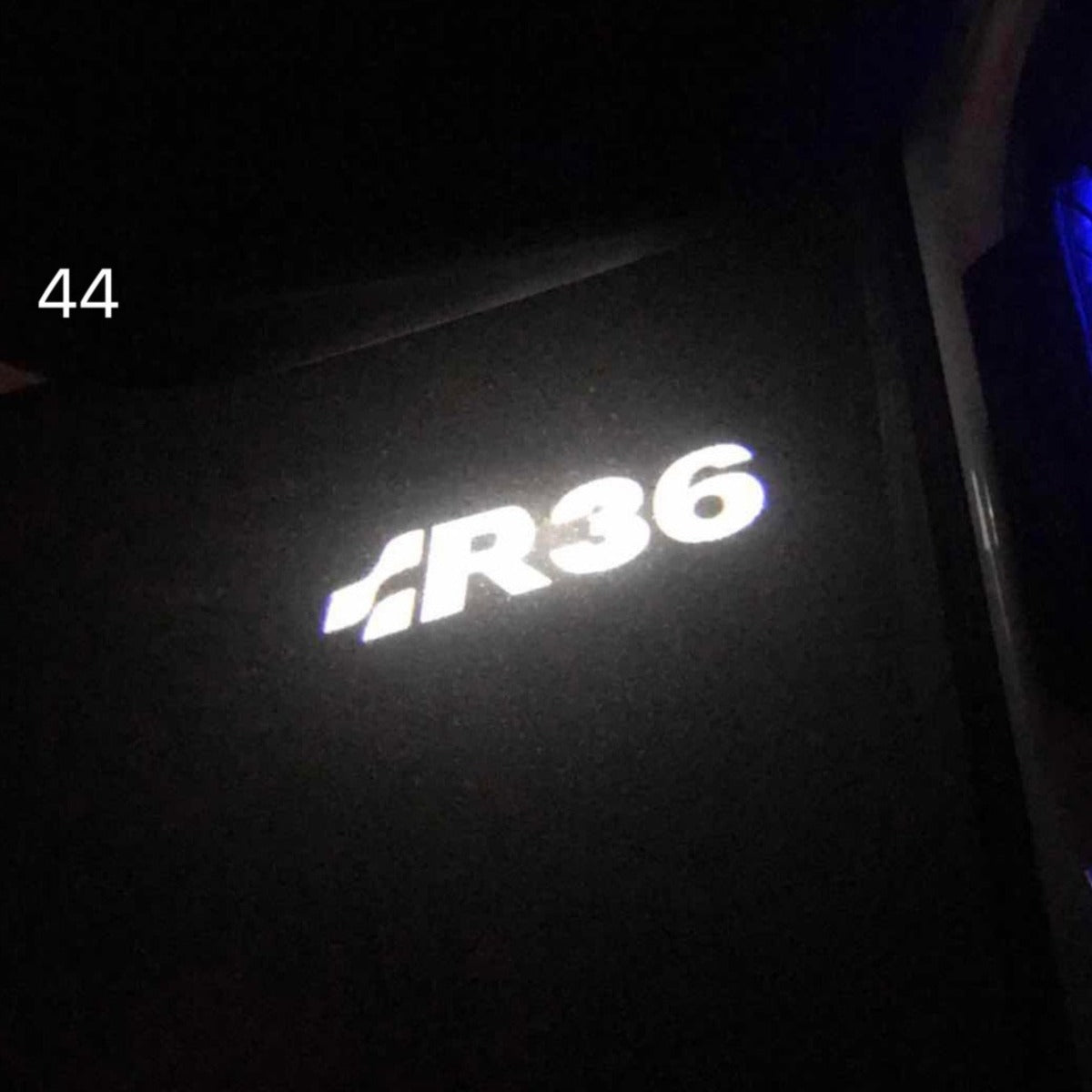 Volkswagen Door lights R36 Logo Nr.23 (quantity 1 = 2 Logo Films /2 door lights)