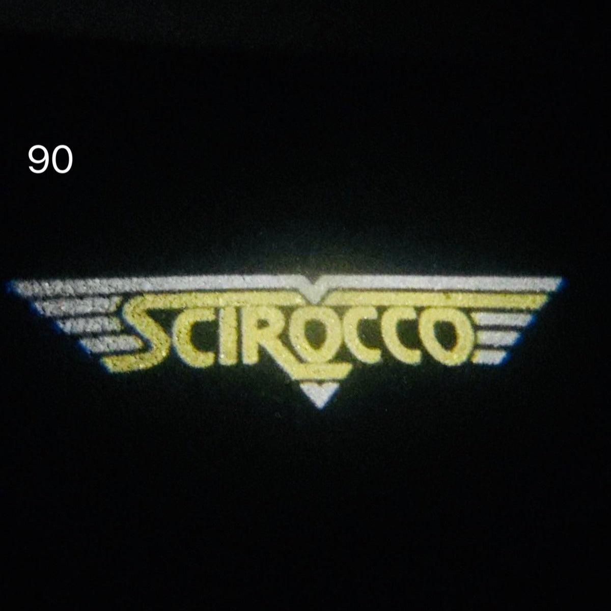Volkswagen Door lights SCIROCCO Logo Nr. 60 (quantity 1 = 2 Logo Films /2 door lights)