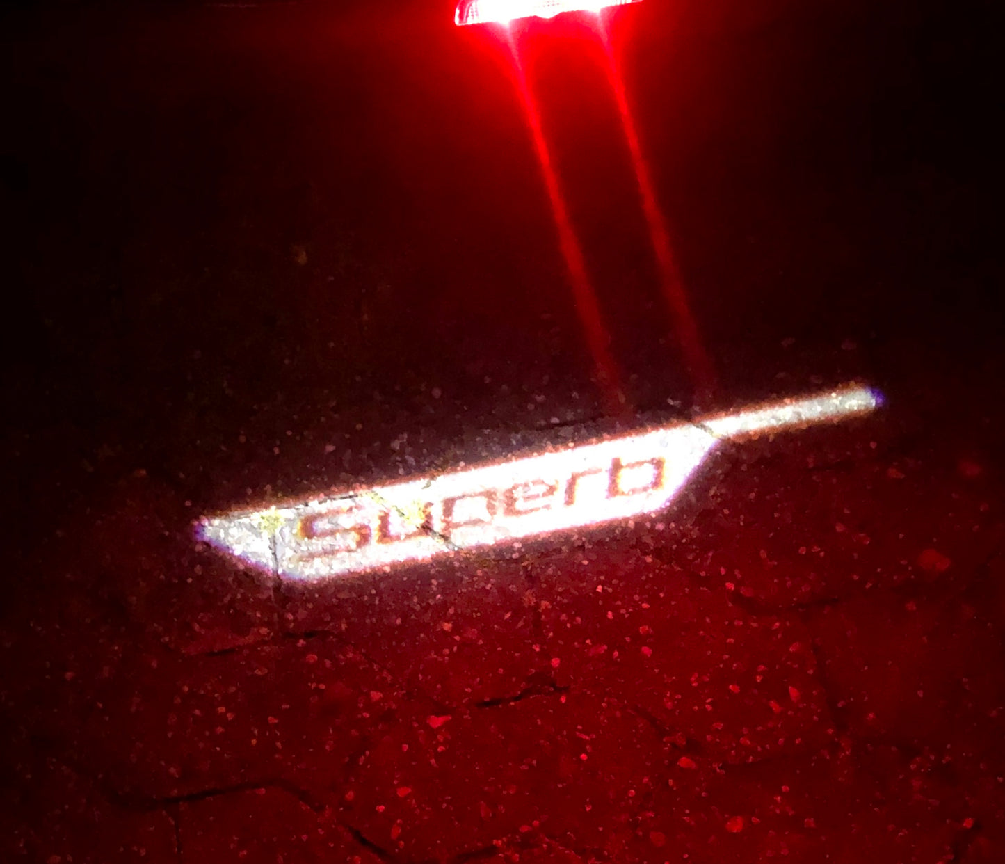 SKODA SUPERB LOGO PROJECTOT LIGHTS Nr.70 (quantity 1 = 2 Logo Film / 2 door lights)