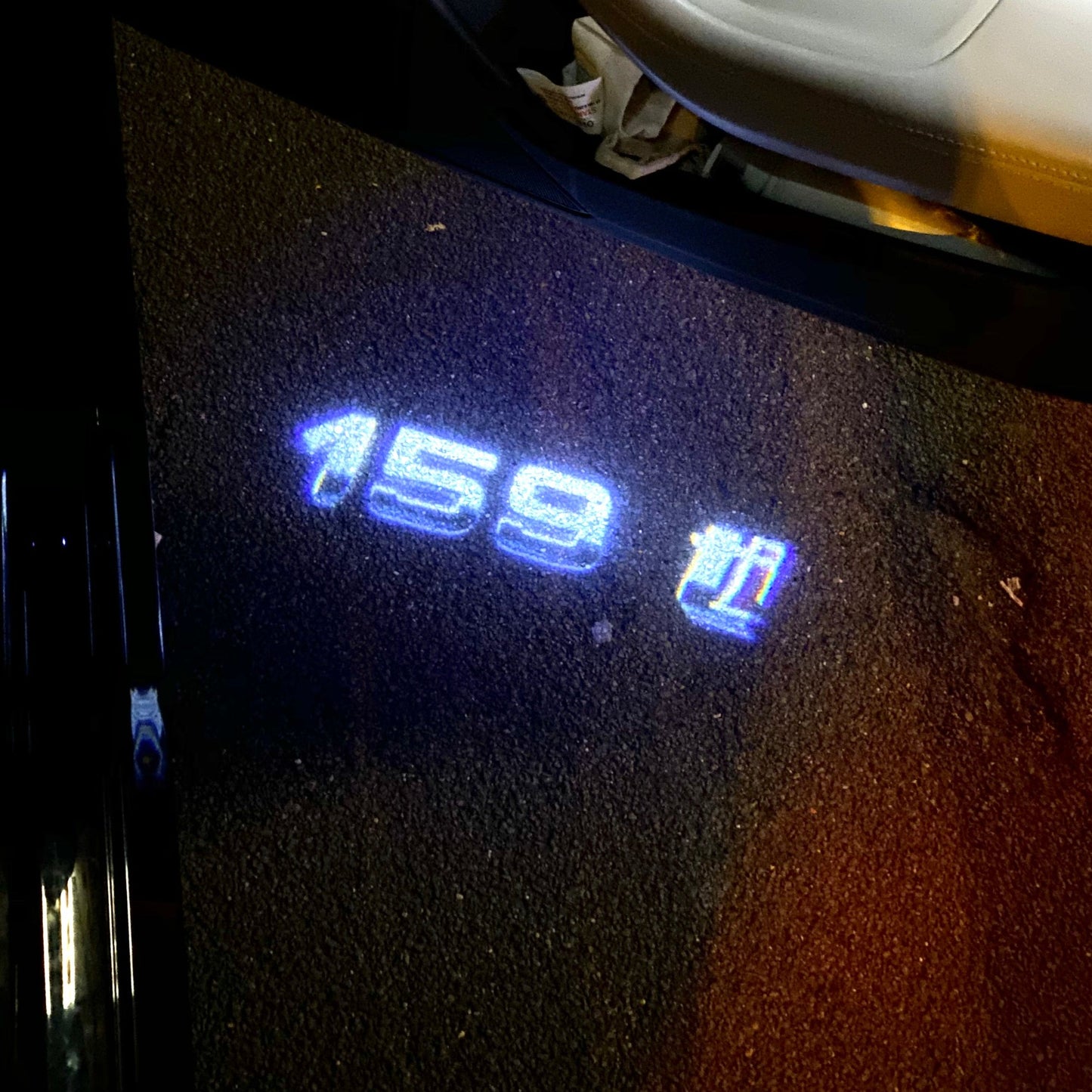 Alfa Romeo 159TI LOGO PROJECTOT LIGHTS Nr.36 (quantity 1 = 2 Logo Film / 2 door lights)