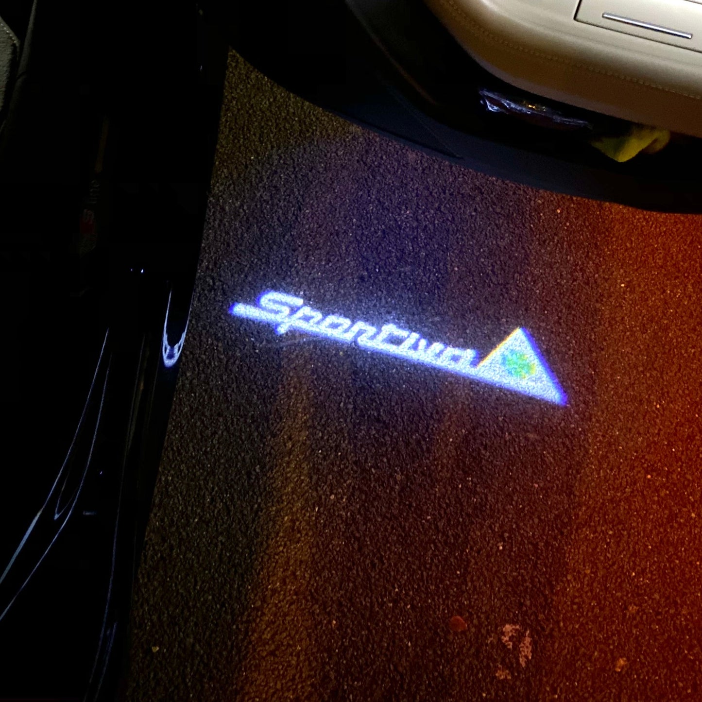 Alfa Romeo Sportiva LOGO PROJECTOT LIGHTS Nr.56 (quantity 1 = 2 Logo Film / 2 door lights)