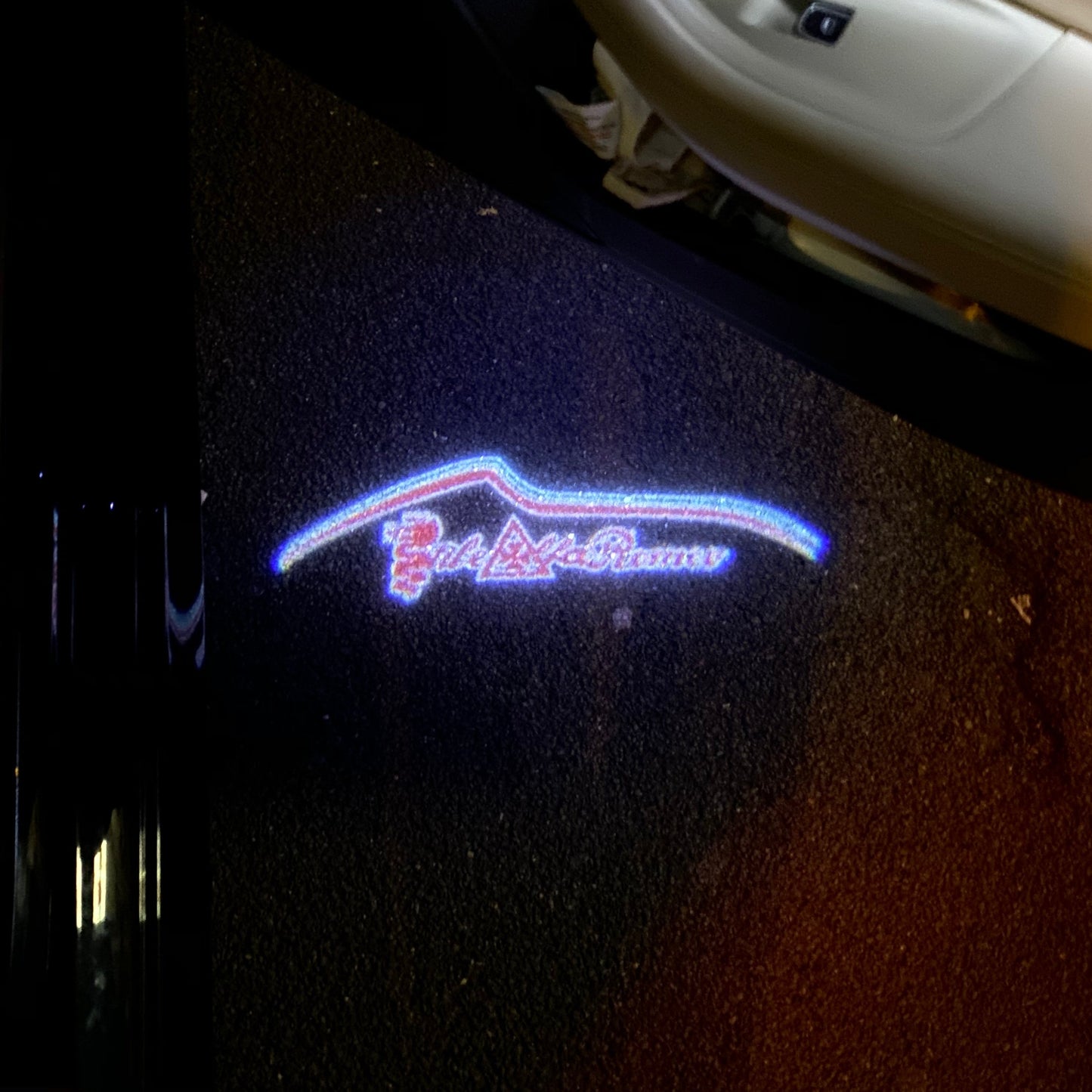 Alfa Romeo RED COLOR LOGO PROJECTOT LIGHTS Nr.108 (quantity 1 = 2 Logo Film / 2 door lights)