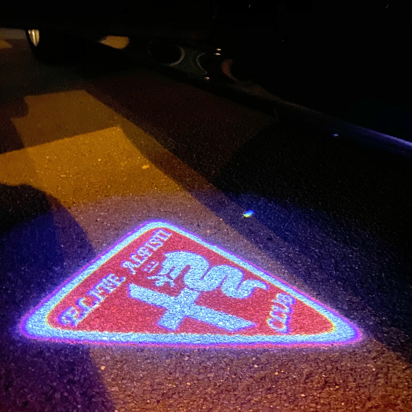Alfa Romeo Bscione snake LOGO PROJECTOT LIGHTS Nr.46 (quantity 1 = 2 Logo Film / 2 door lights)
