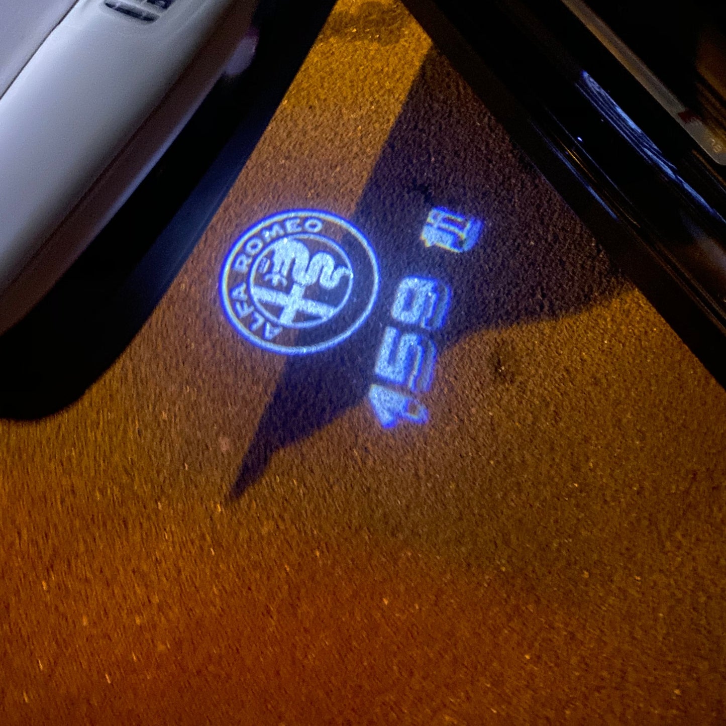 Alfa Romeo 159TI LOGO PROJECTOT LIGHTS Nr.55 (quantity 1 = 2 Logo Film / 2 door lights)