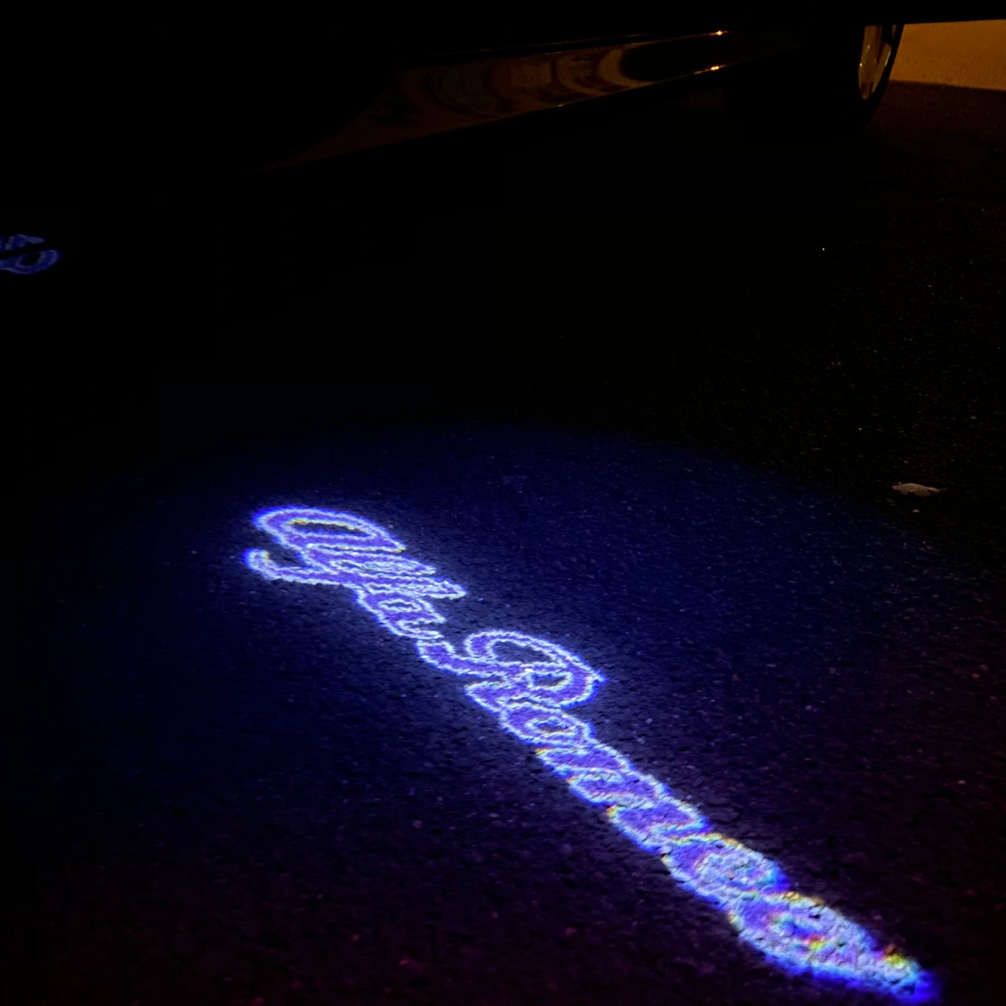 Alfa Romeo PURPLE COLOR LOGO PROJECTOT LIGHTS Nr.09 (quantity 1 = 2 Logo Film / 2 door lights)