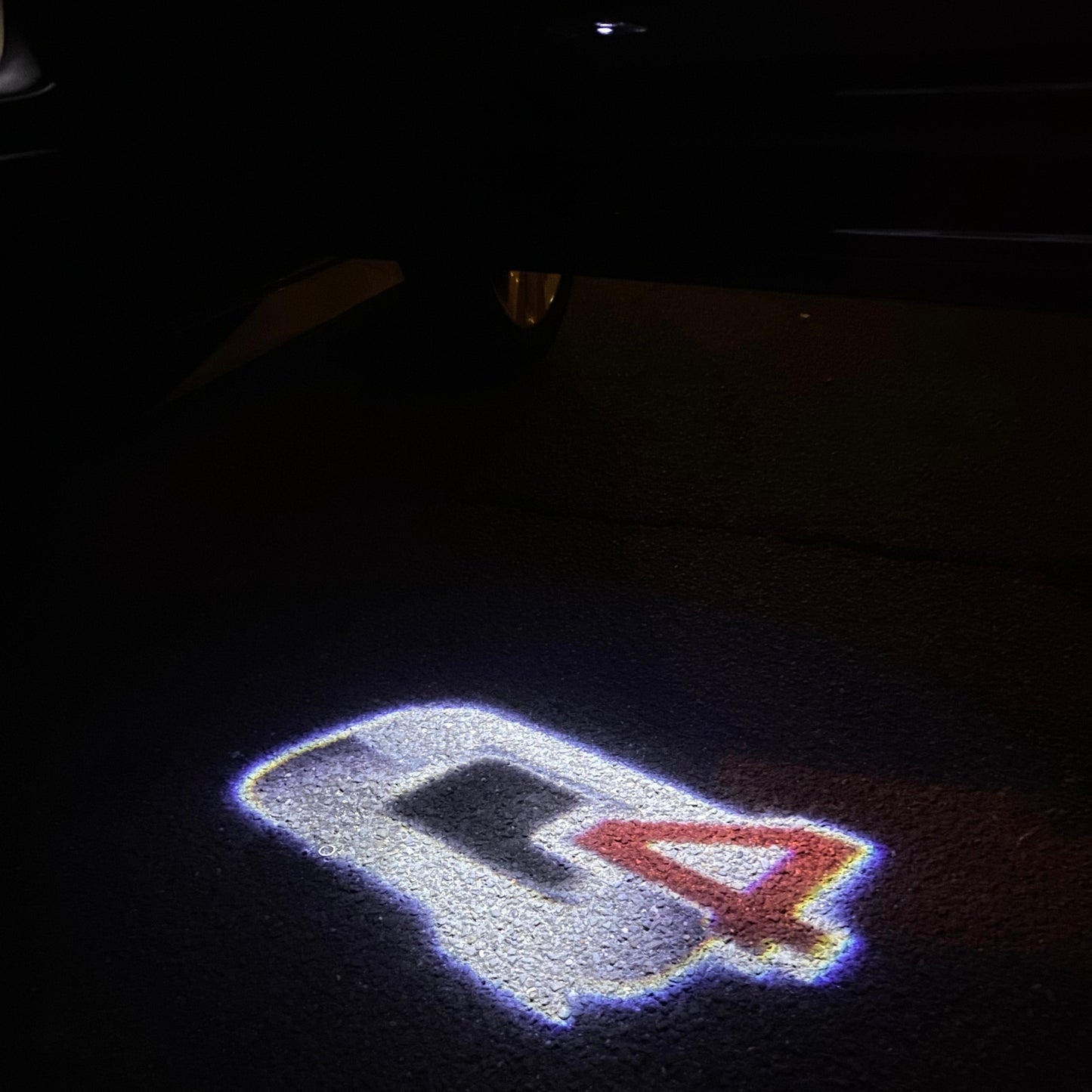 Alfa Romeo Stelvio Q4 LOGO PROJECTOT LIGHTS Nr.01 (quantity 1 = 2 Logo Film / 2 door lights)