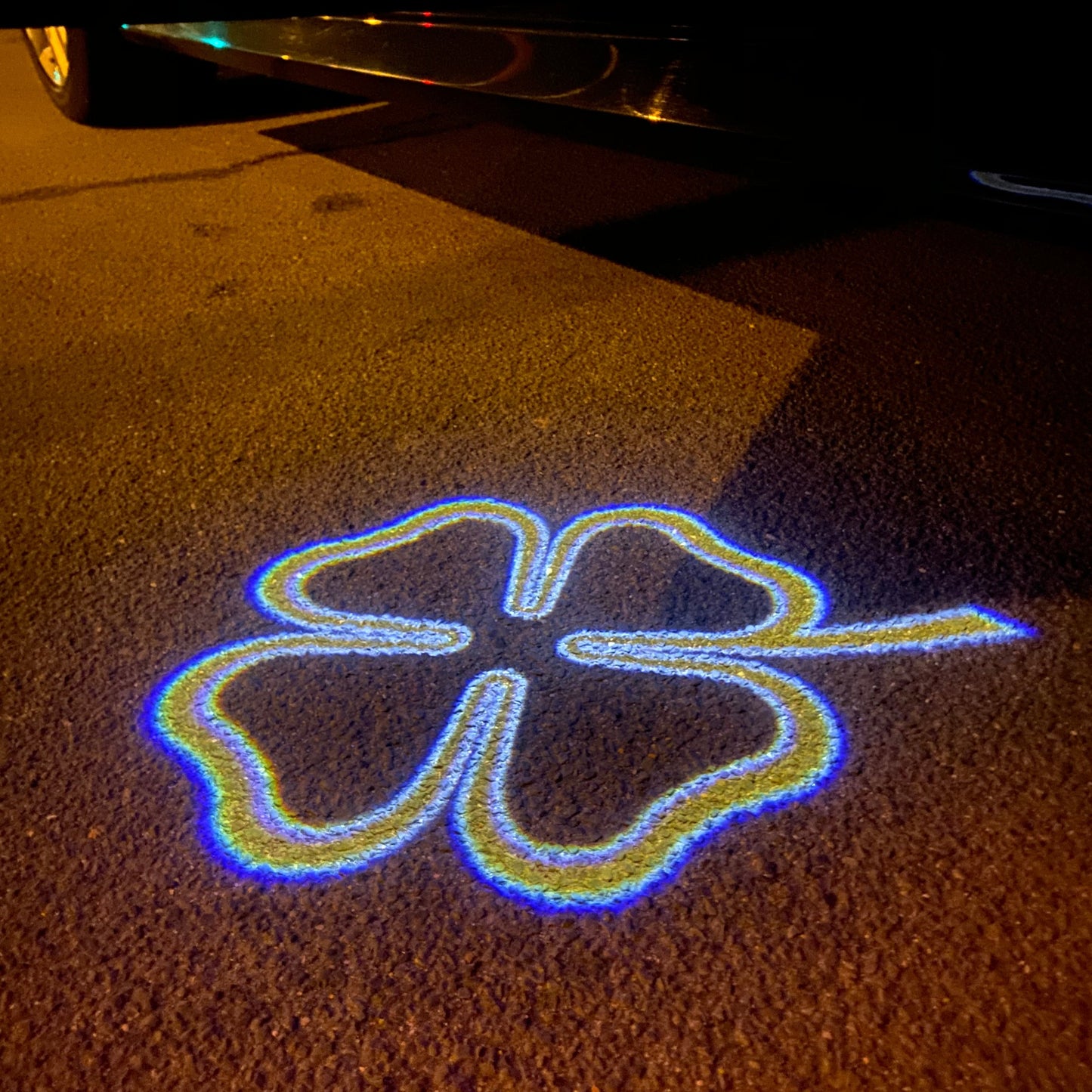 Alfa Romeo Quadrifoglio LOGO PROJECTOT LIGHTS Nr.33 (quantity 1 = 2 Logo Film / 2 door lights)