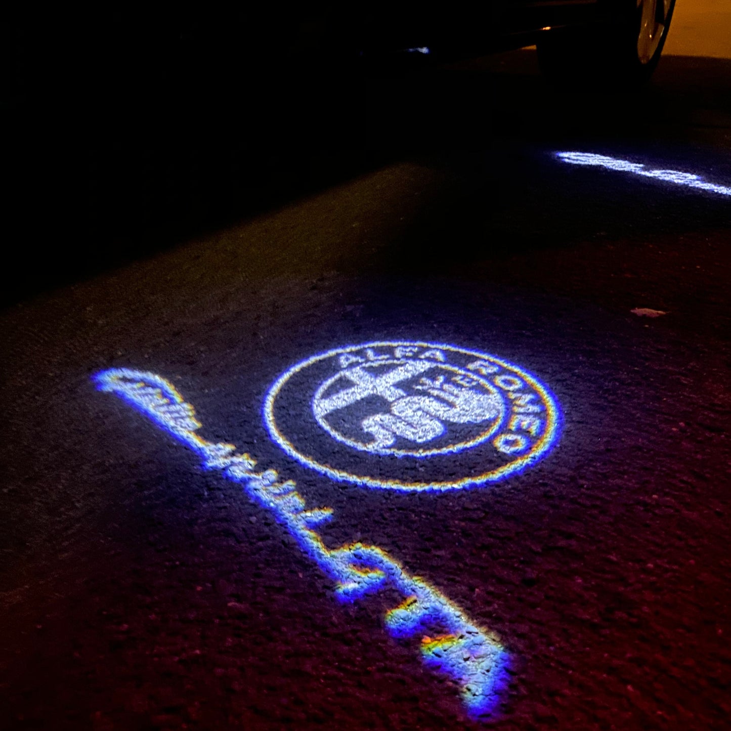 Alfa Romeo Giulietta GTA LOGO PROJECTOT LIGHTS Nr.78 (quantity 1 = 2 Logo Film / 2 door lights)