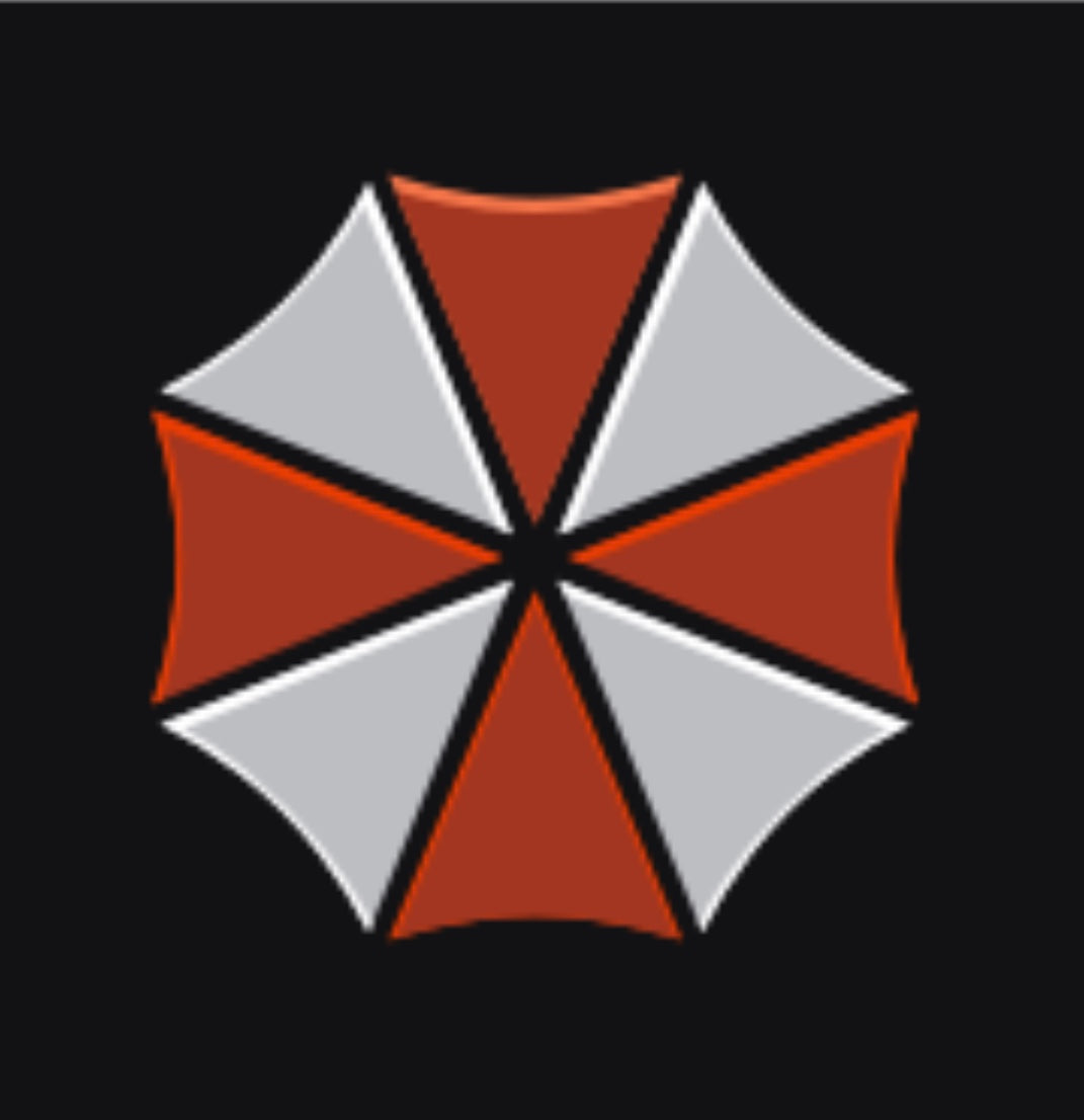 Resident Evil Logo Nr.200 (quantity 1 = 2 Logo Films /2 door lights)Movie Series Logo