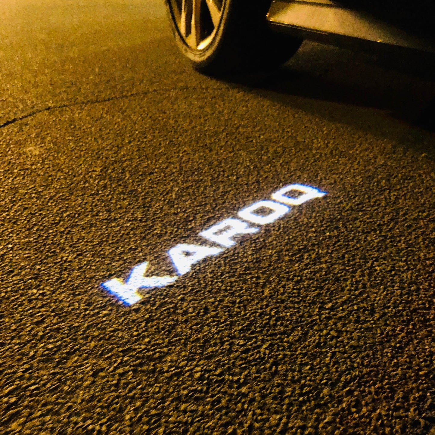 SKODA KAROQ LOGO LIGHTS Nr.115 (quantity 1 = 2 Logo Film / 2 door lights)