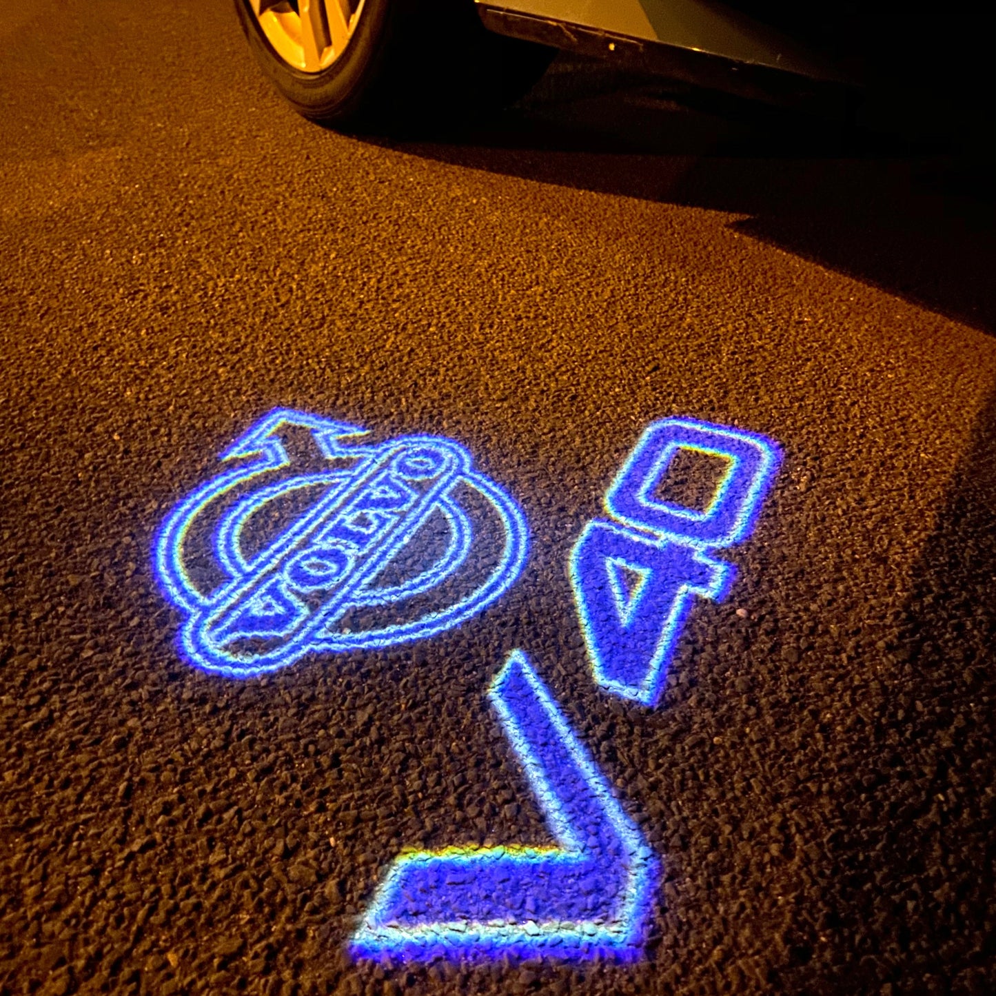 Volvo V 40 LOGO PROJECROTR LIGHTS Nr.93 (quantity 1 = 2 Logo Film / 2 door lights)