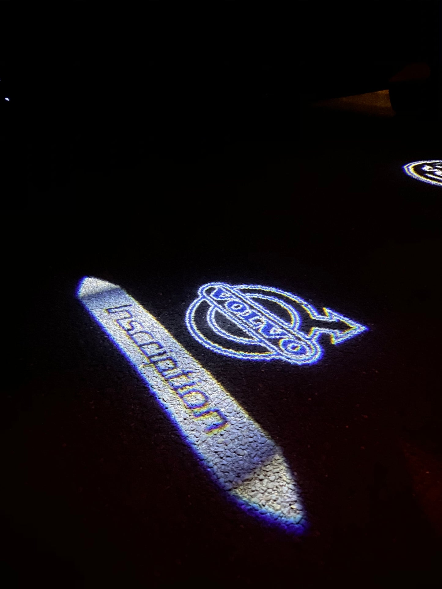 Volvo INSCRIPTION LOGO PROJECROTR LIGHTS Nr.69 (quantity 1 = 2 Logo Film / 2 door lights)